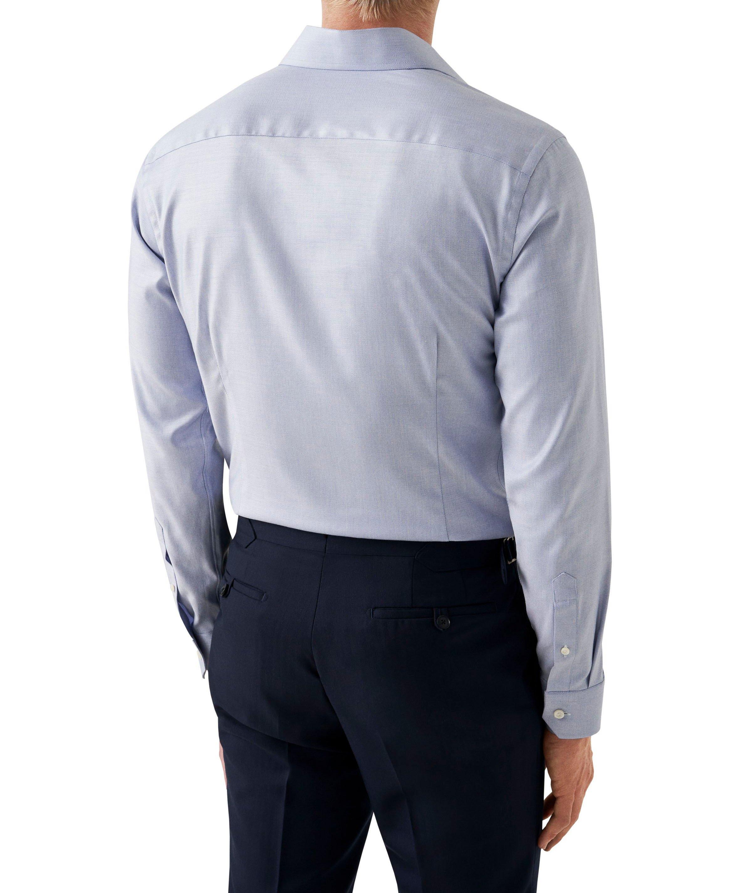 Slim-Fit Mélange Cotton Tencel Lyocell Shirt image 2