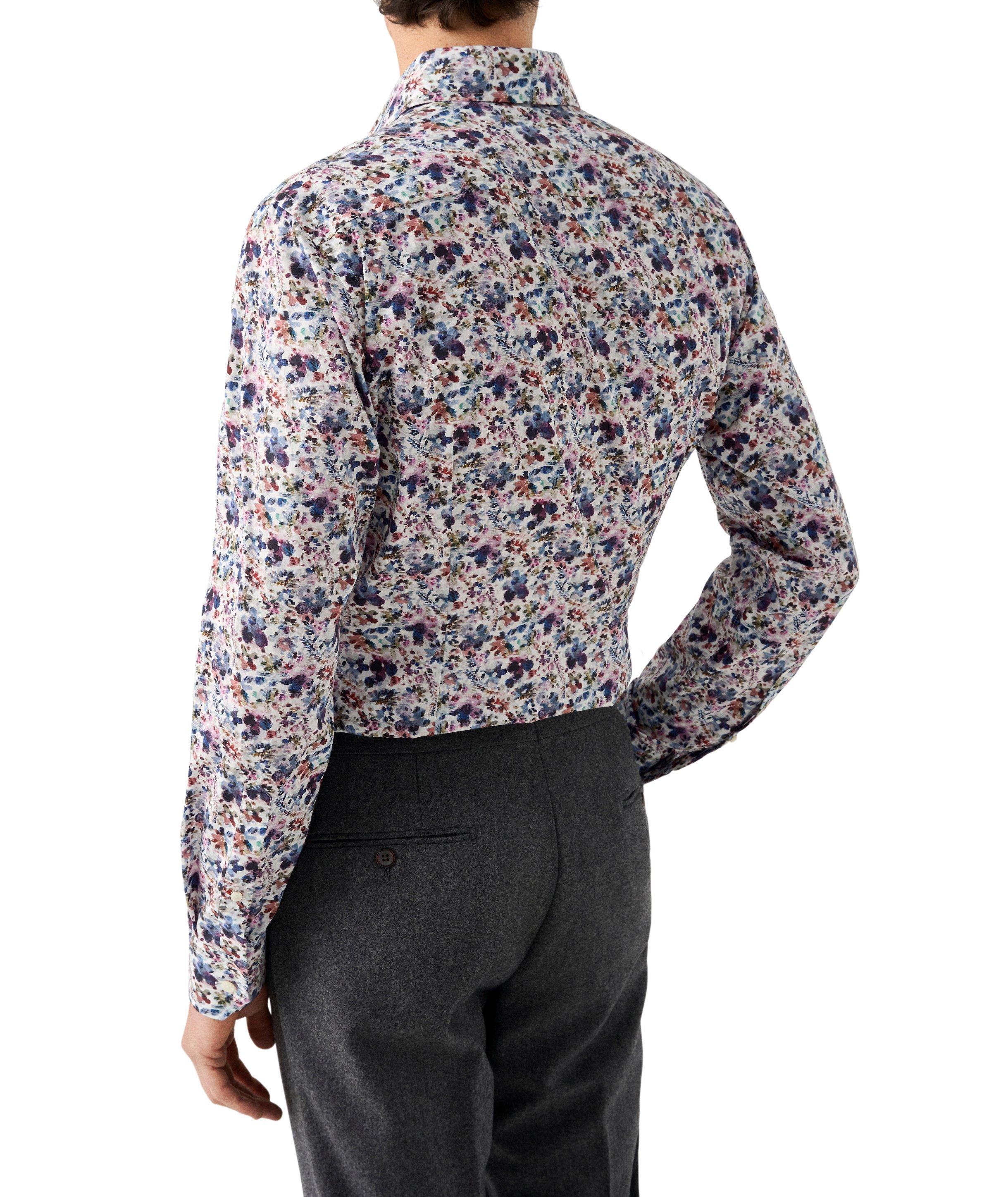 Slim-Fit Multi-Floral Signature Twill Dress Shirt image 2