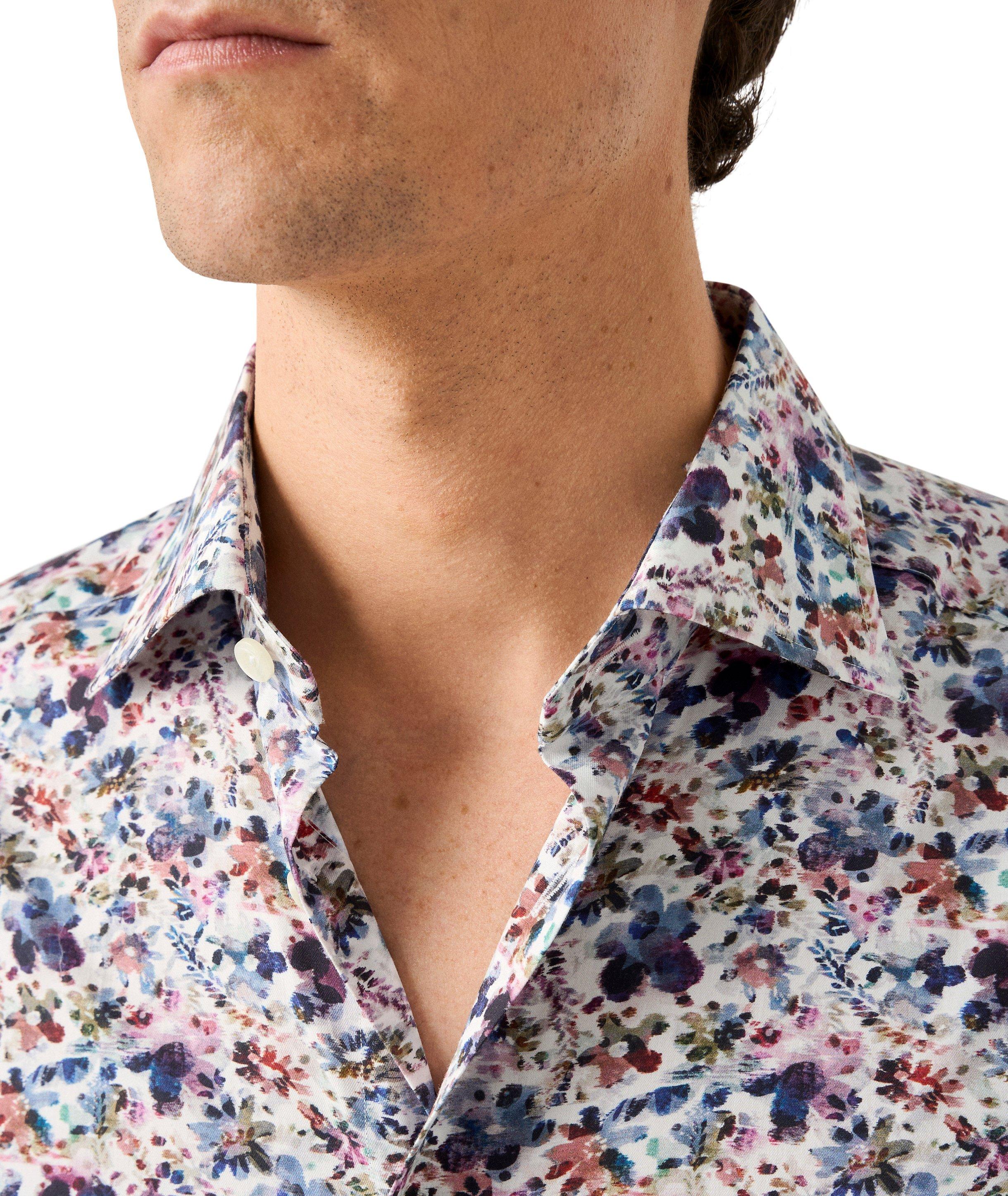 Slim-Fit Multi-Floral Signature Twill Dress Shirt image 3