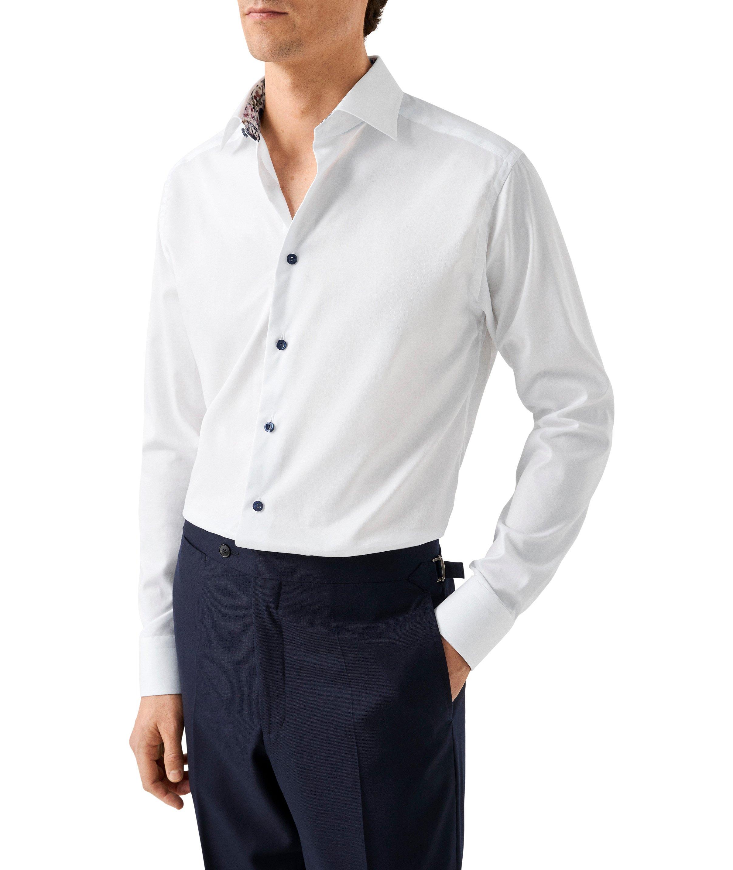 Chemise habillée en twill de coupe contemporaine image 1