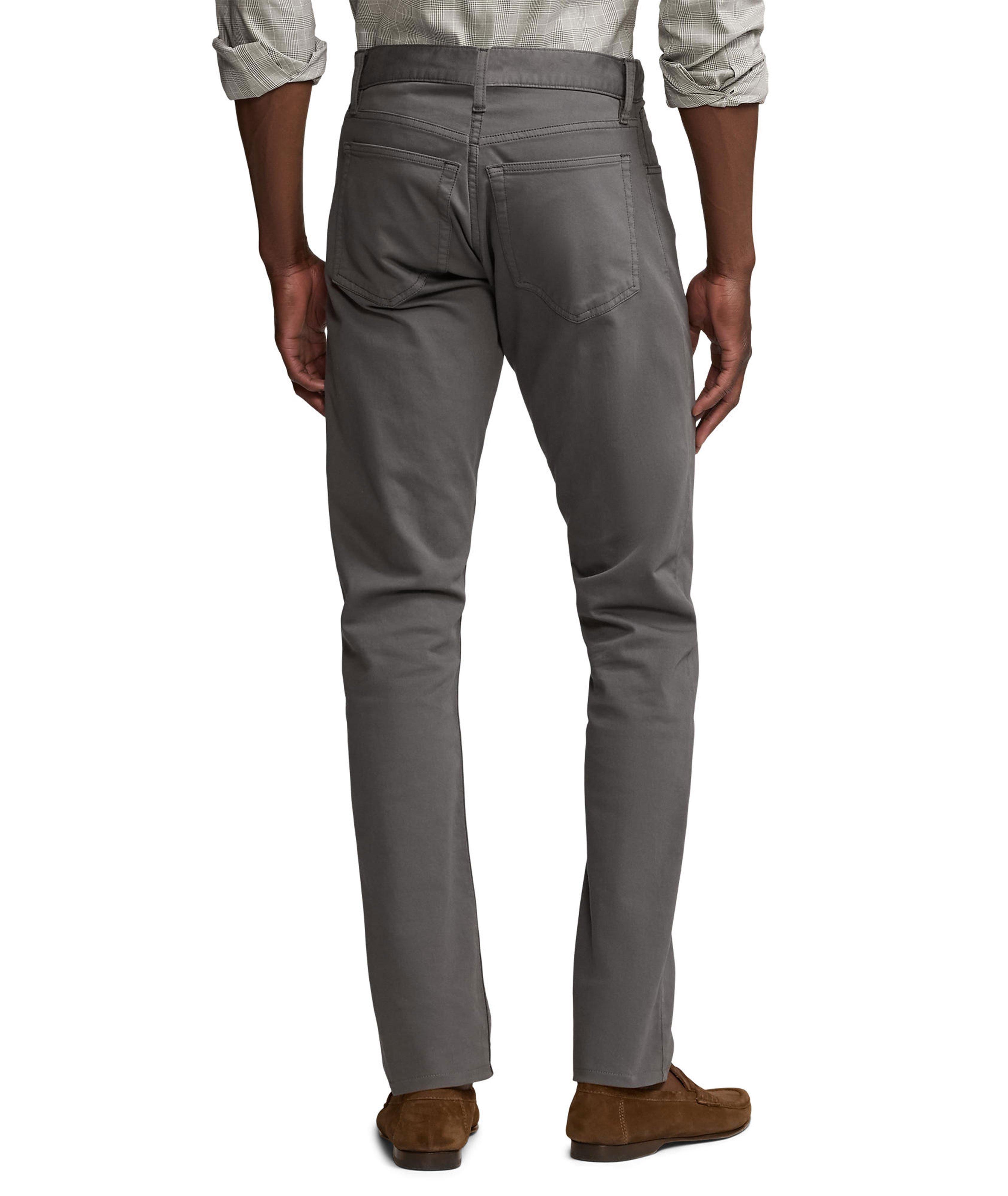 Slim Fit Stretch-Cotton Pants image 2