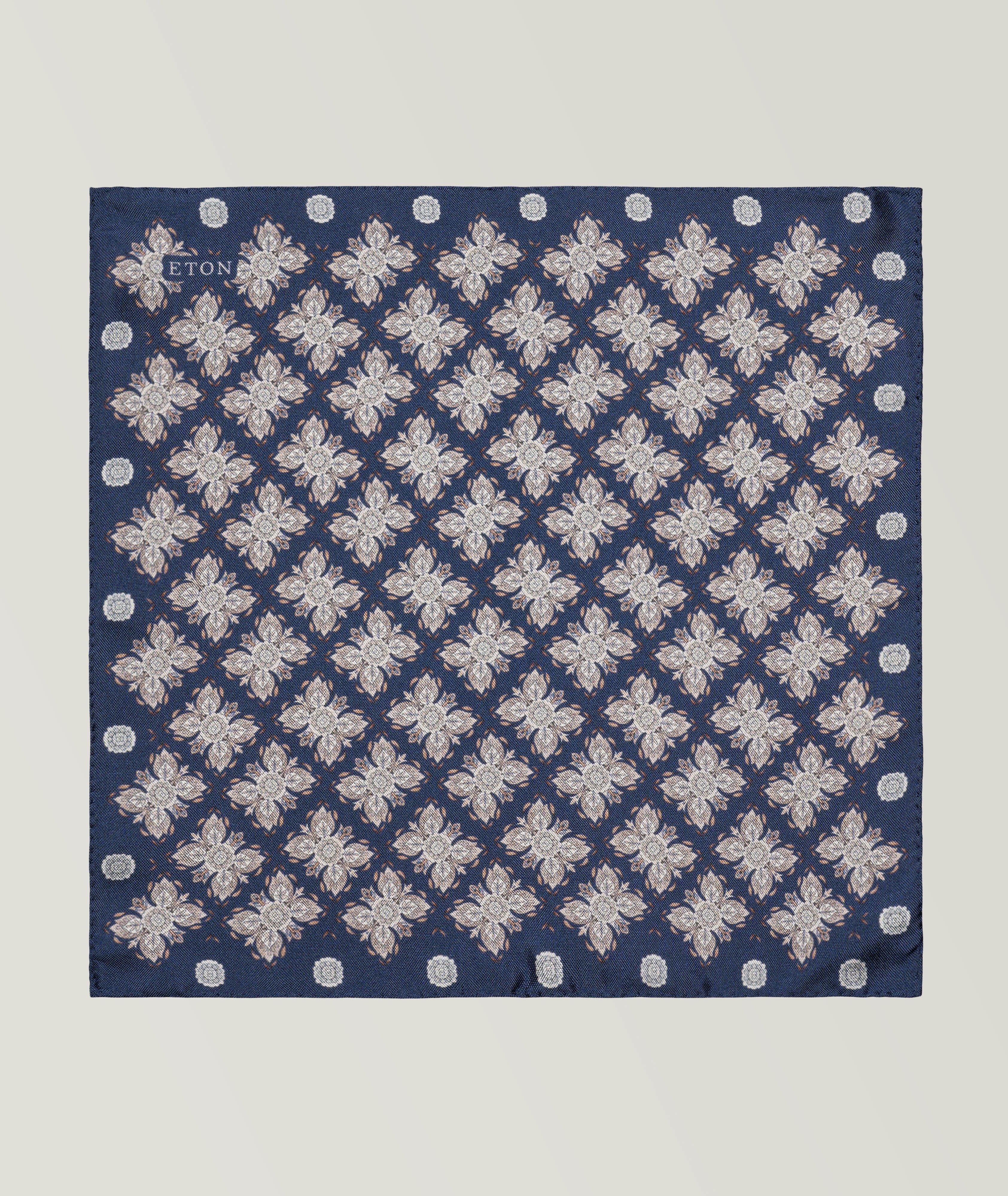 Floral Silk Pocket Square image 1