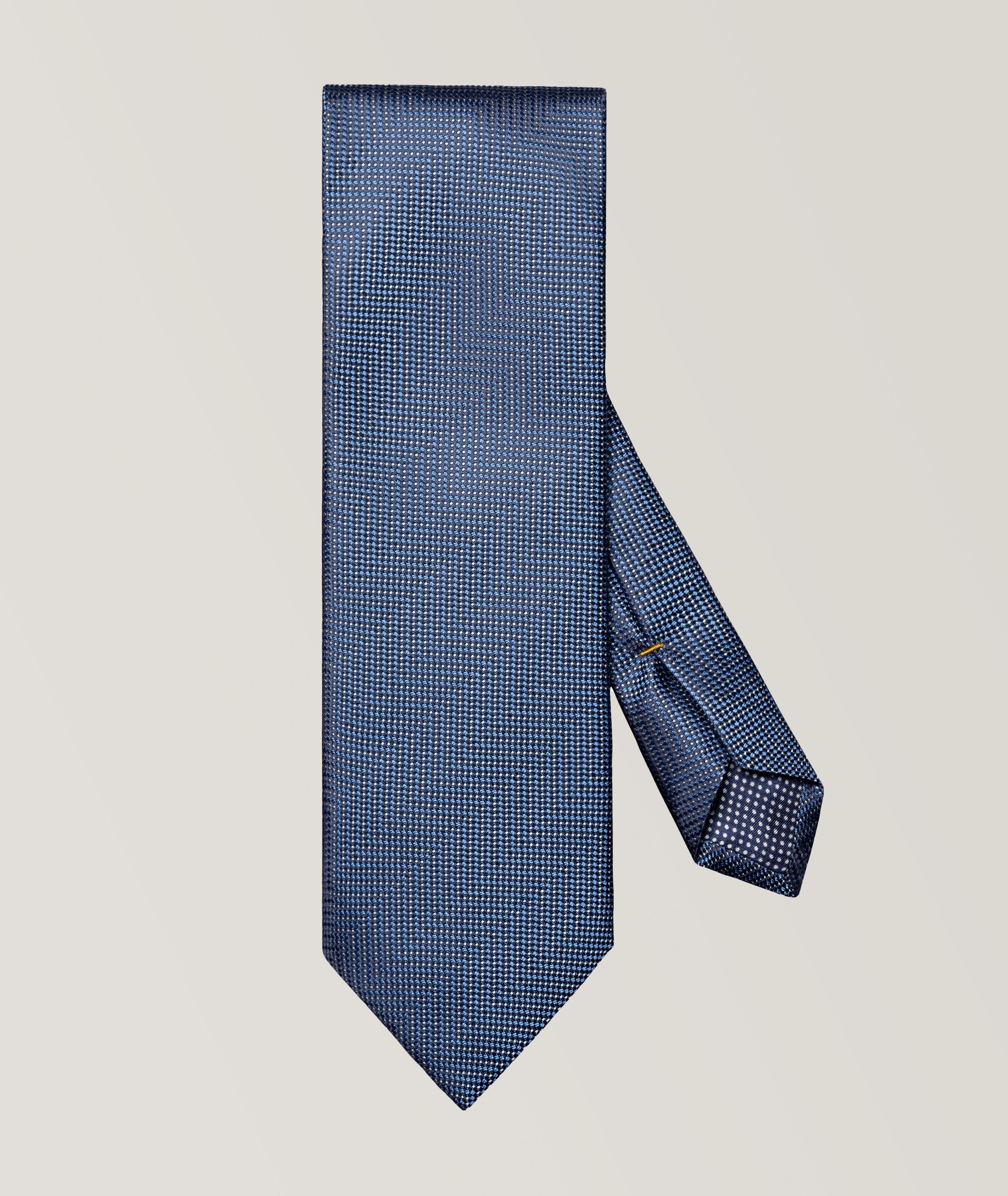 Herringbone Woven Silk Tie image 0
