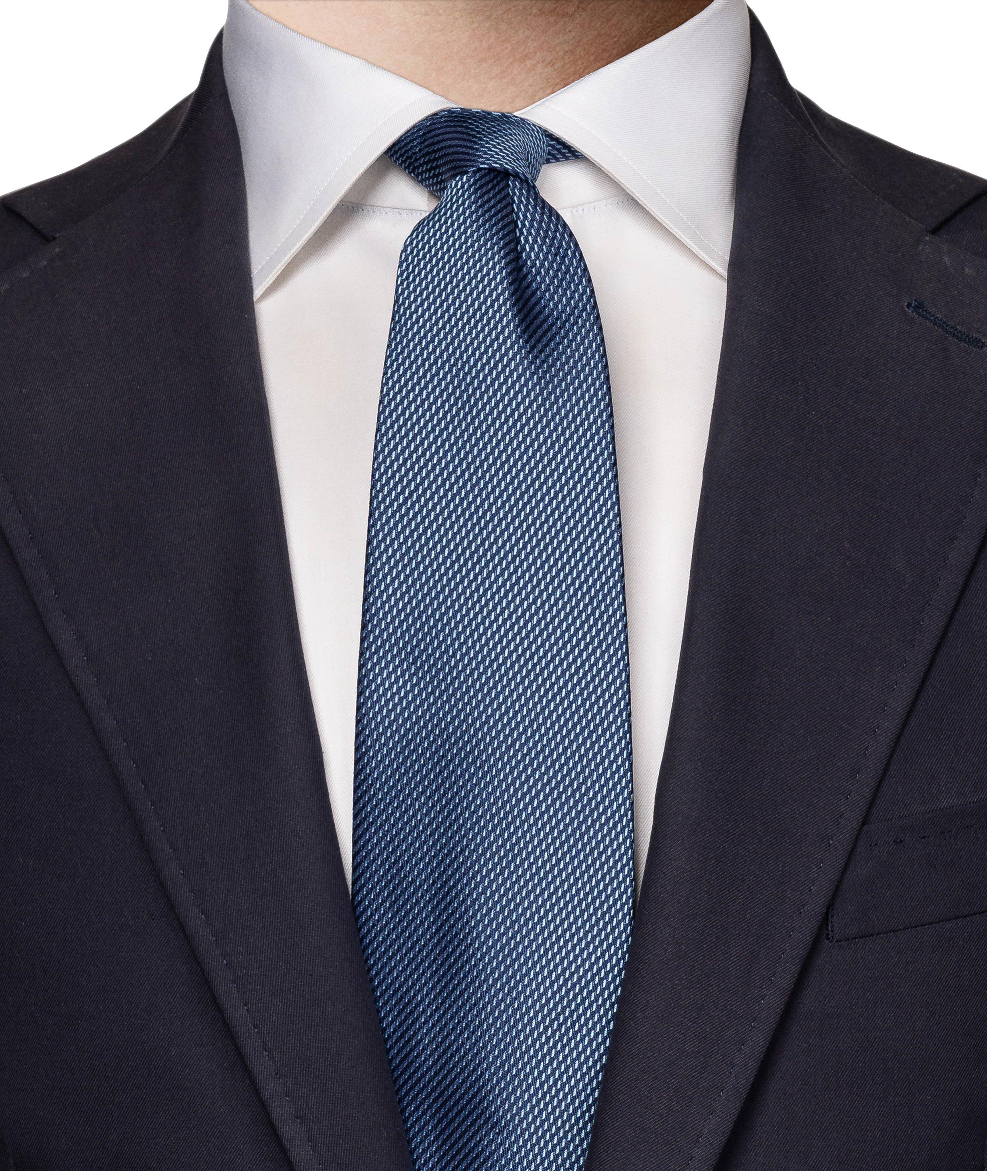 Textured Weave Silk Tie image 2