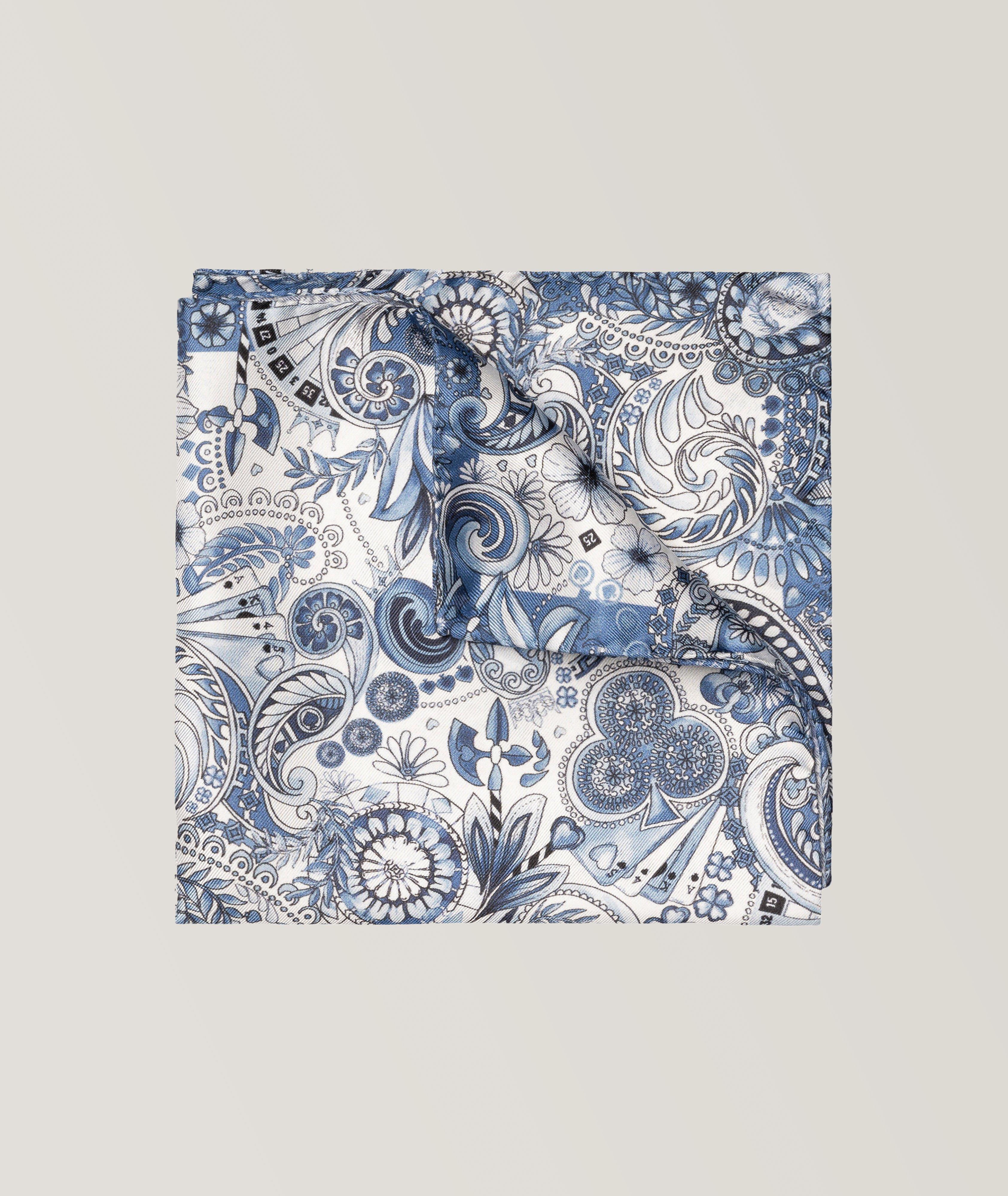 Motif Silk Pocket Square  image 0