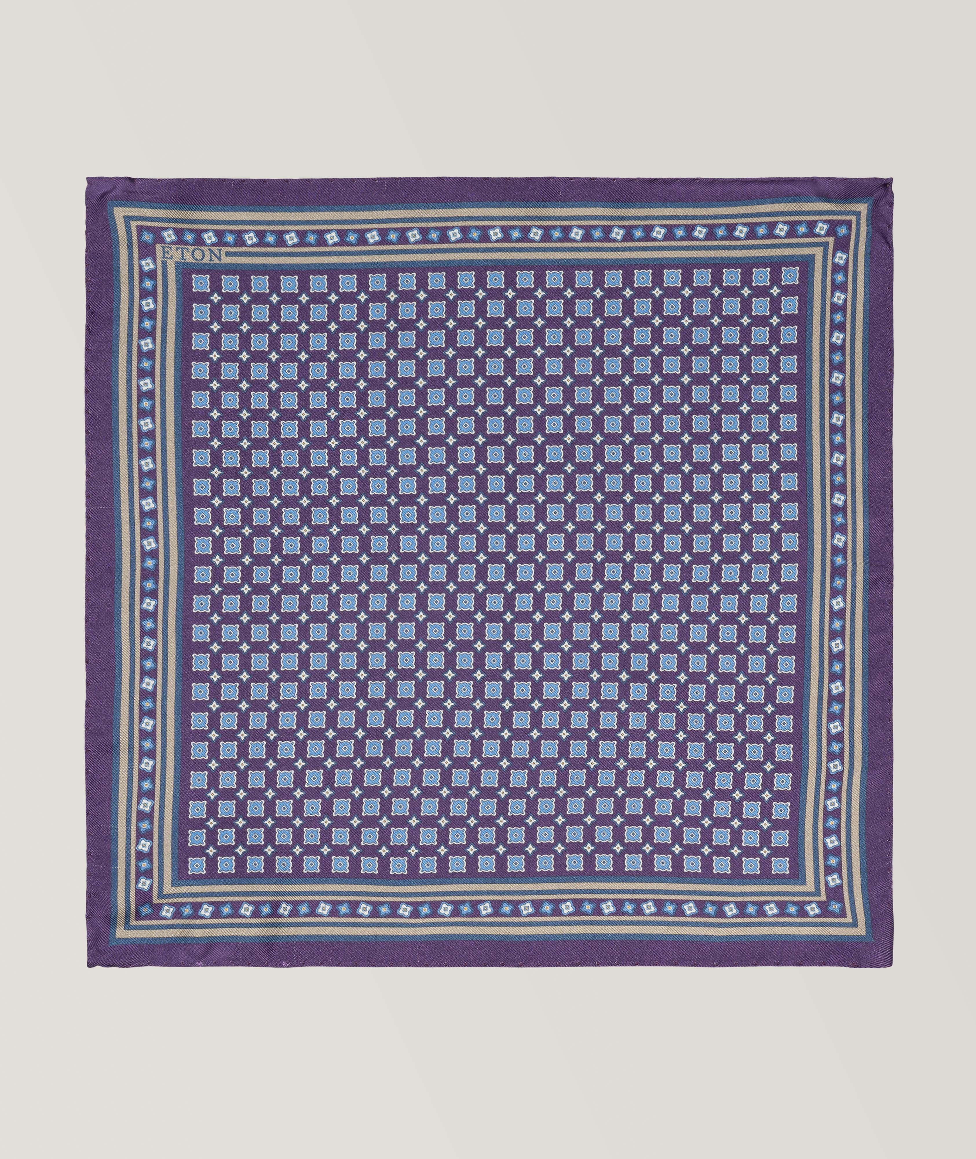 Medallion Silk Pocket Square image 1