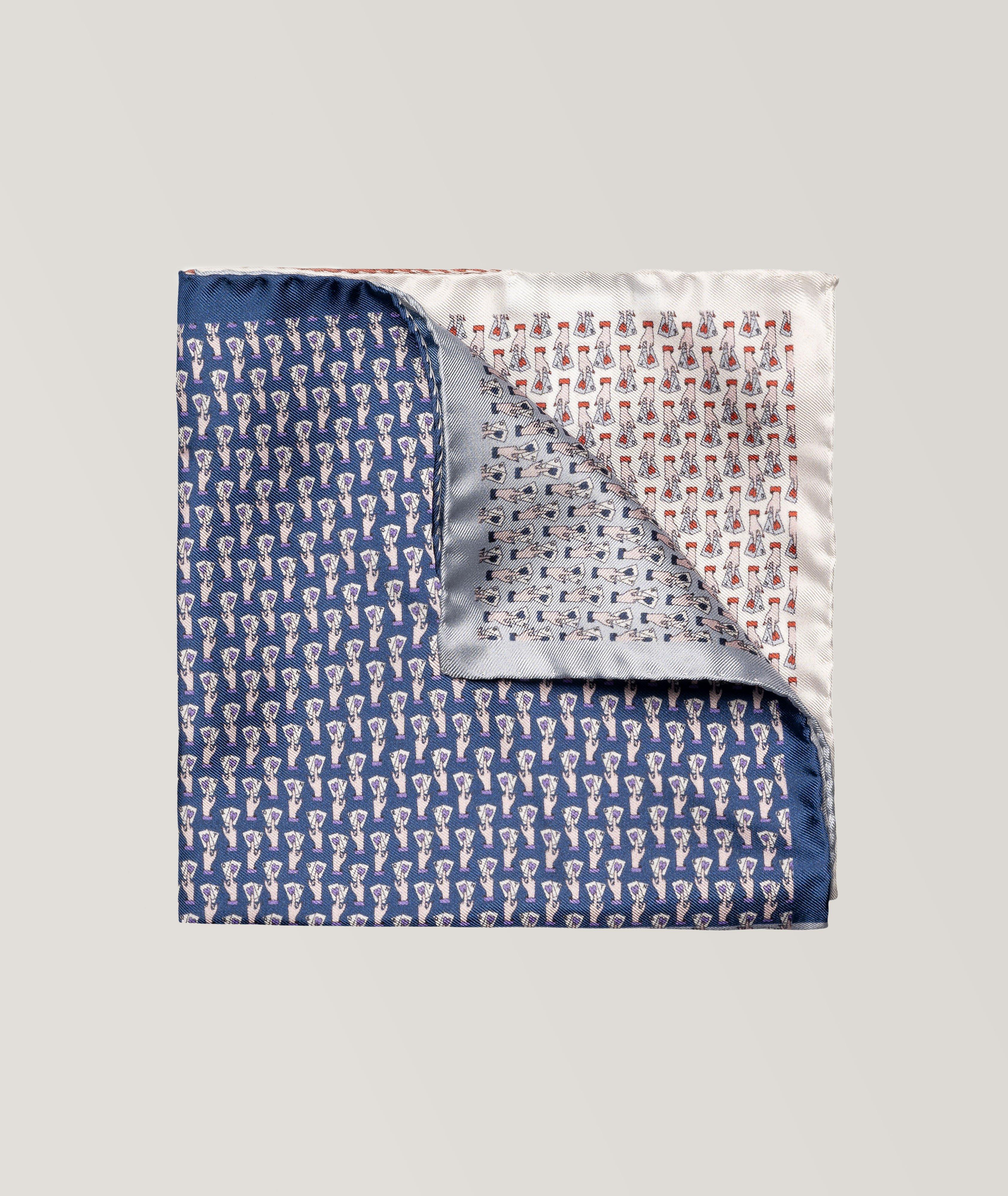 Motif Silk Pocket Square image 0