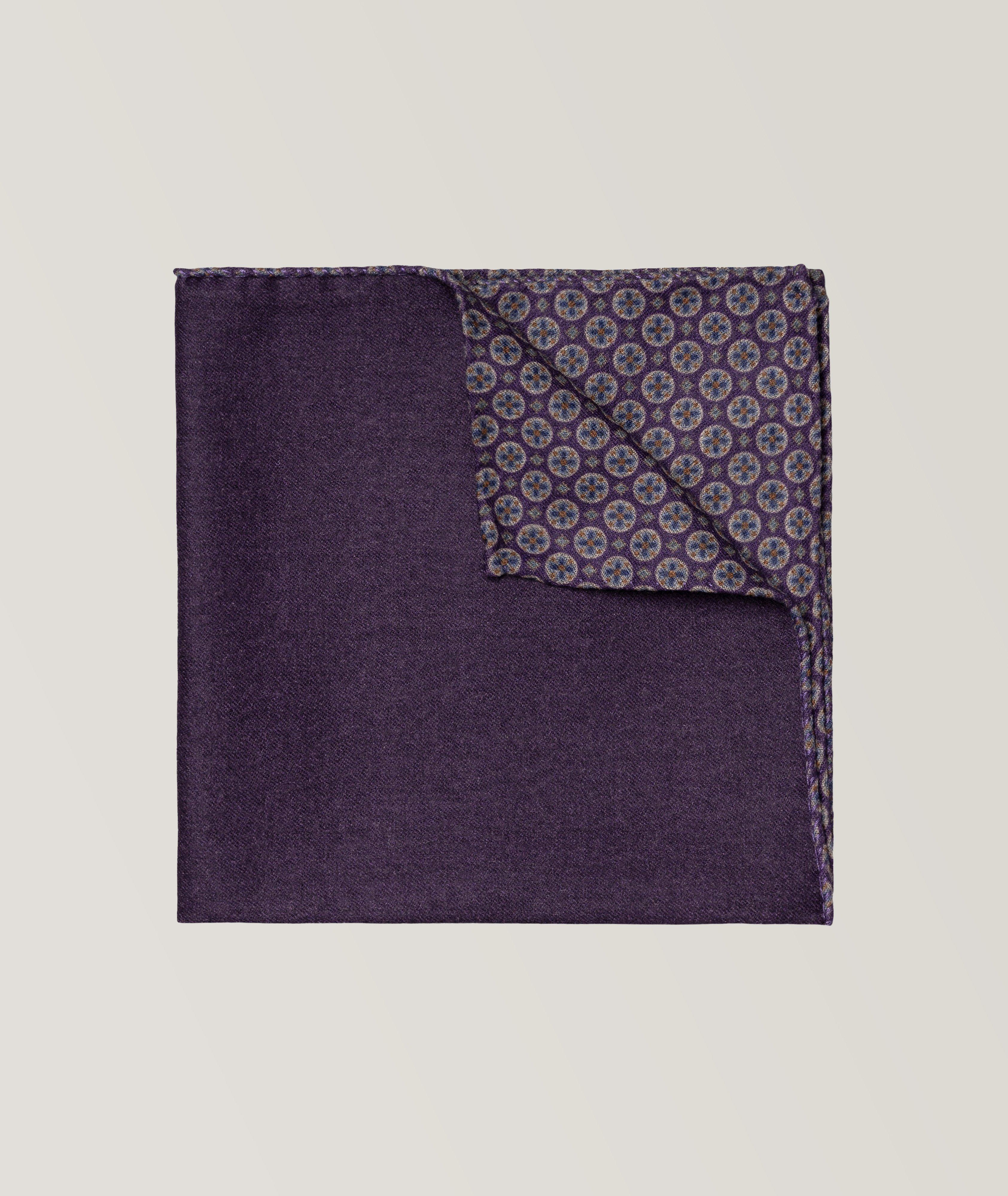 Two-Sided Wool Pocket Square image 0