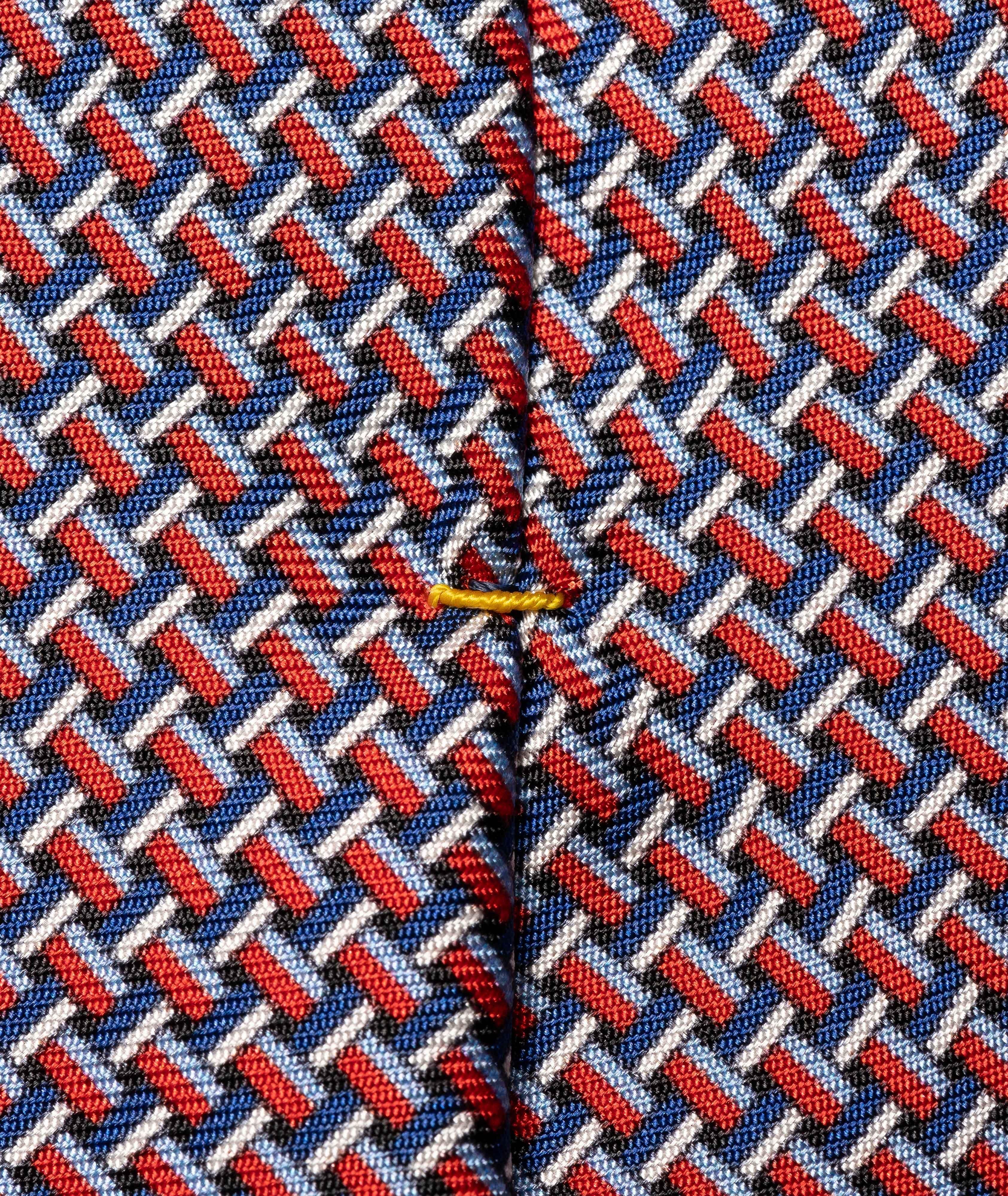 Geometric Silk Tie image 1