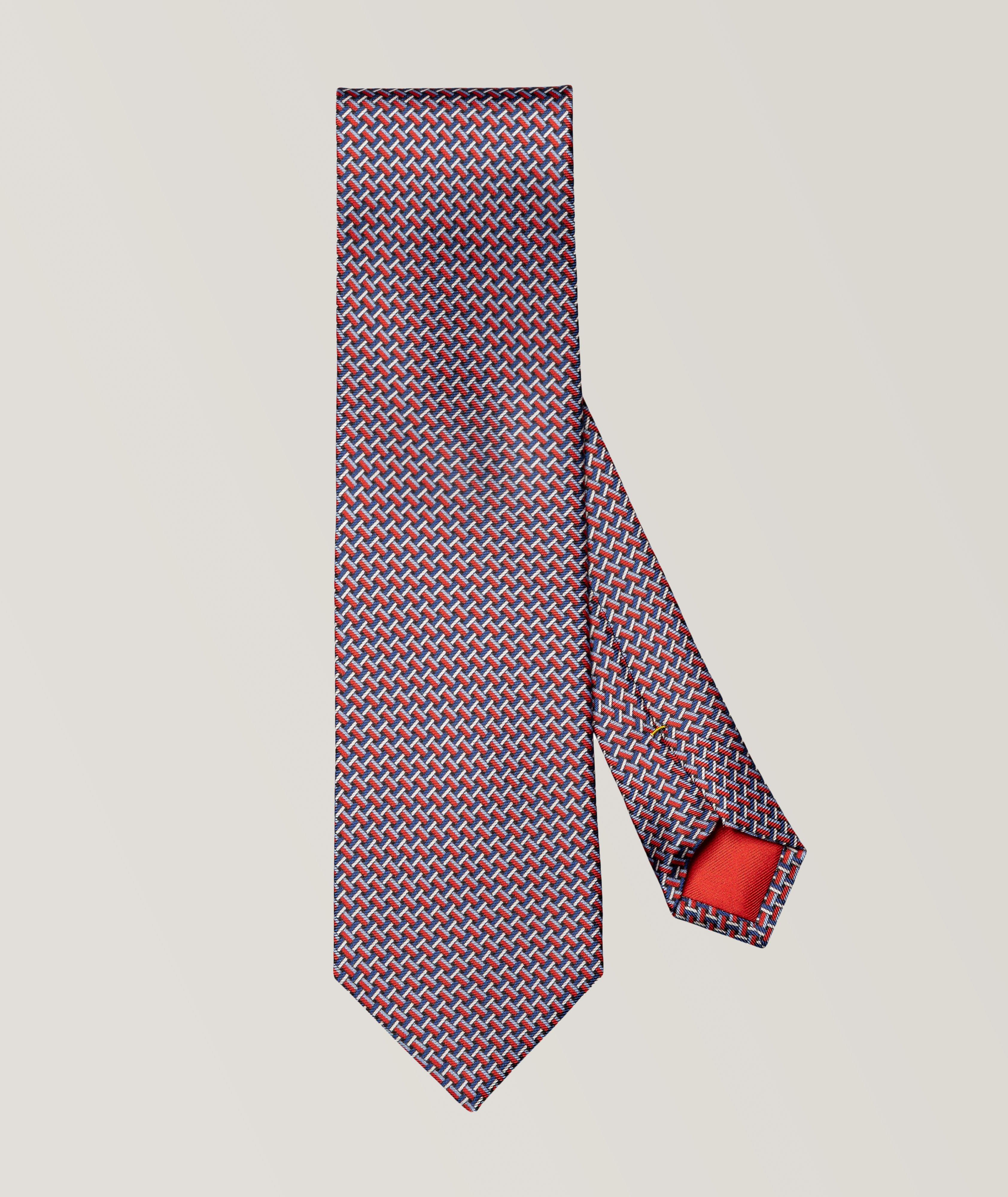 Geometric Silk Tie image 0