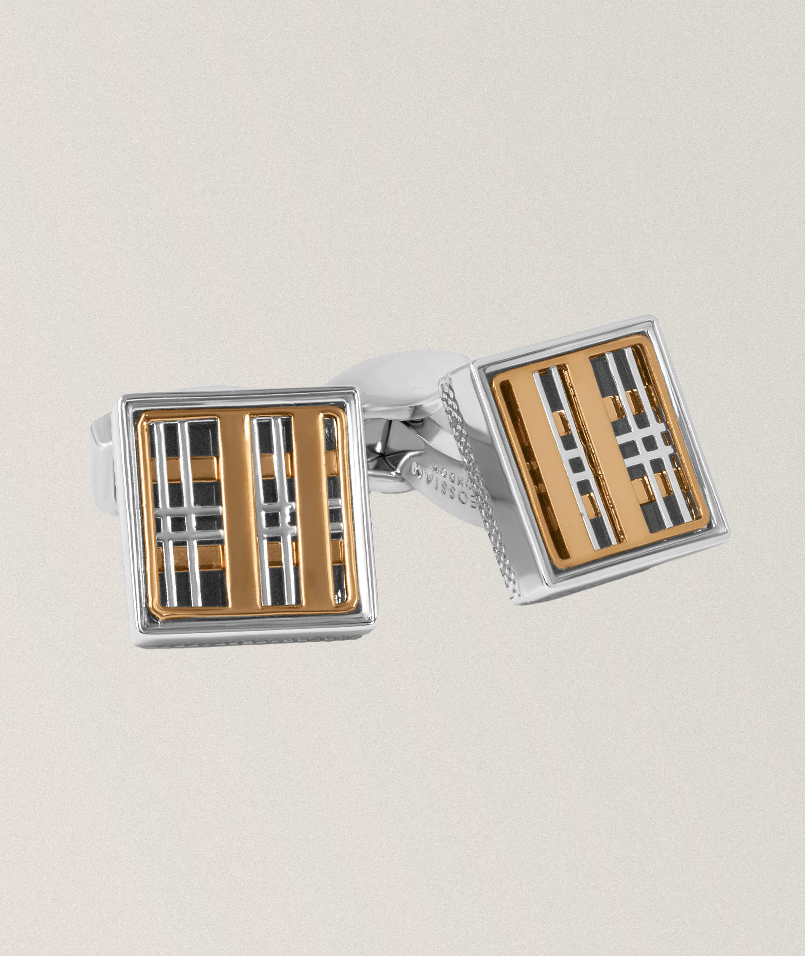 Prince Of Wales Tweed Cufflinks 