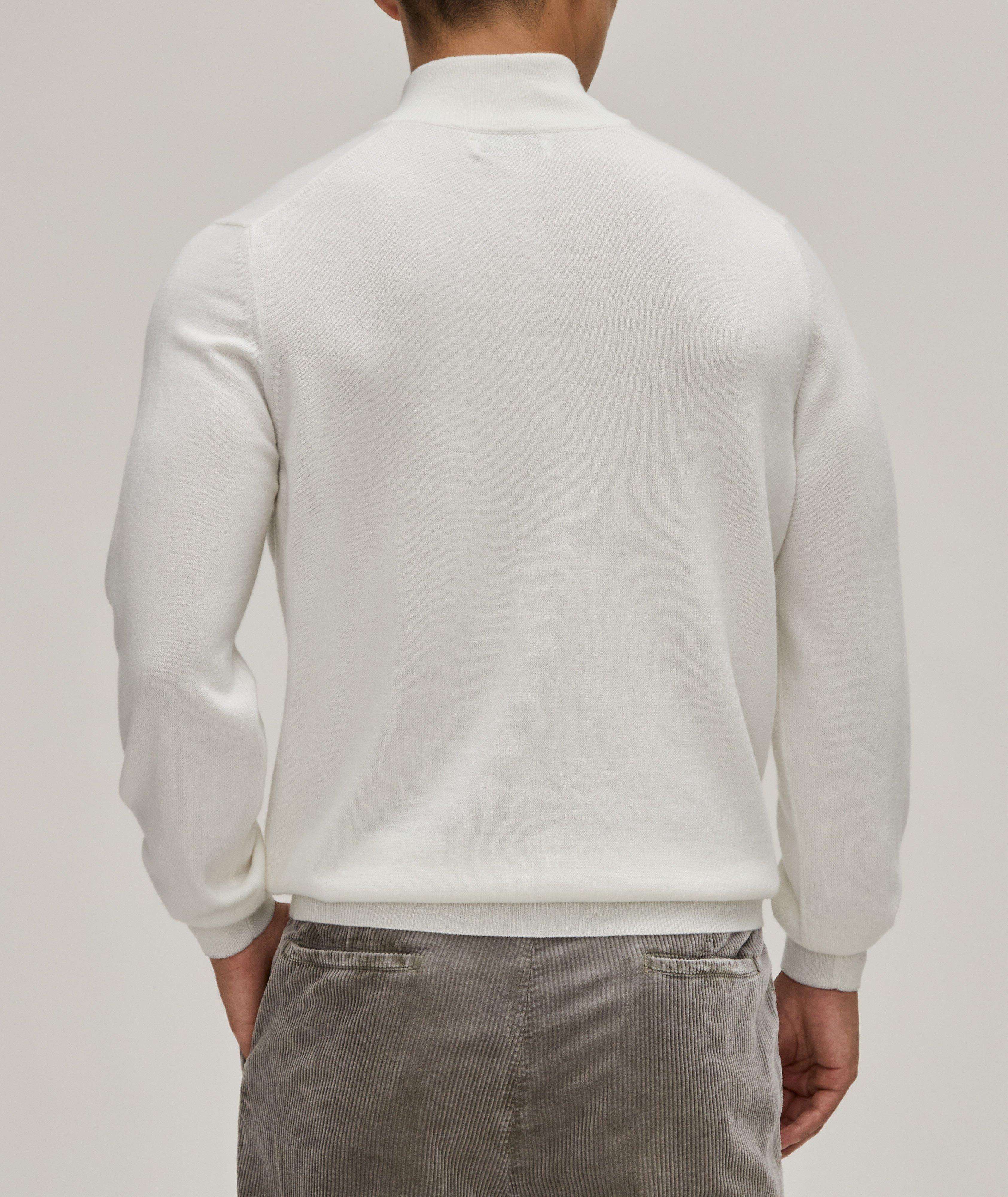 Quarter-Zip Cashmere Sweater