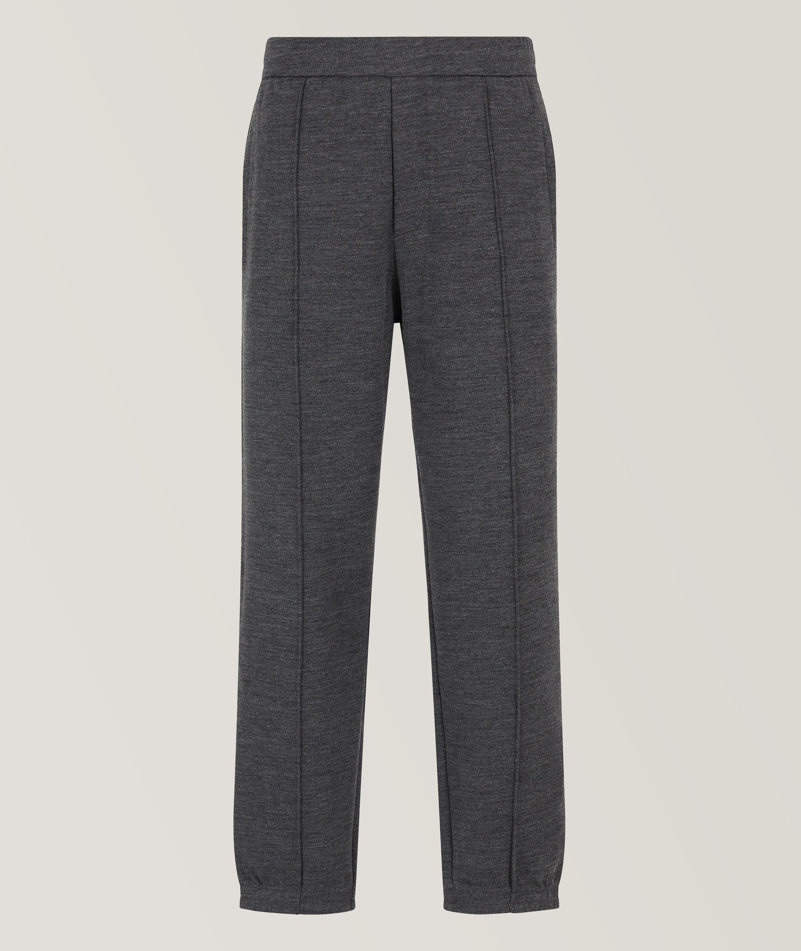 Travel Essentials Wool-Blend Jersey Pants image 0