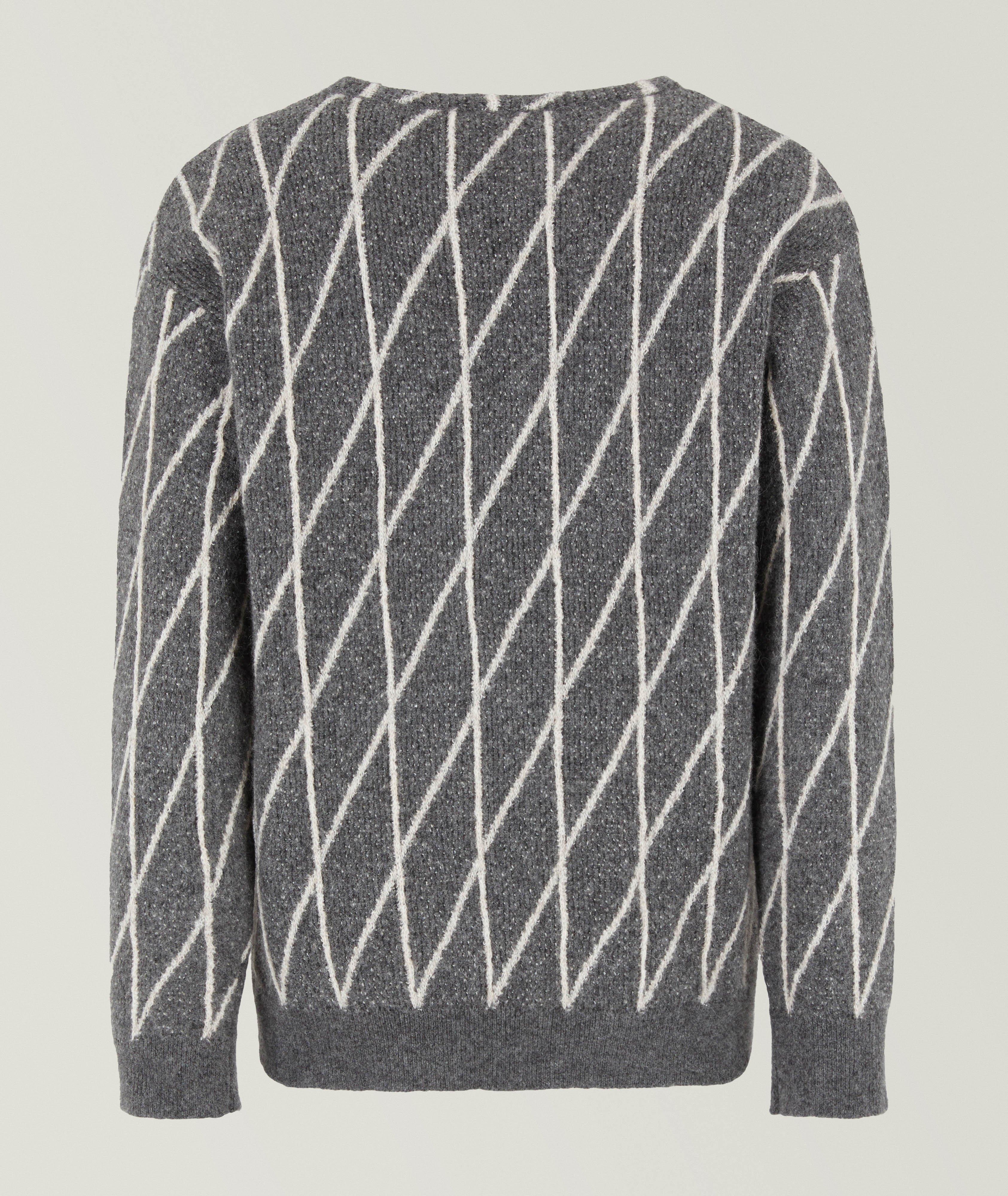 Cashmere-Blend Jacquard Sweater image 1