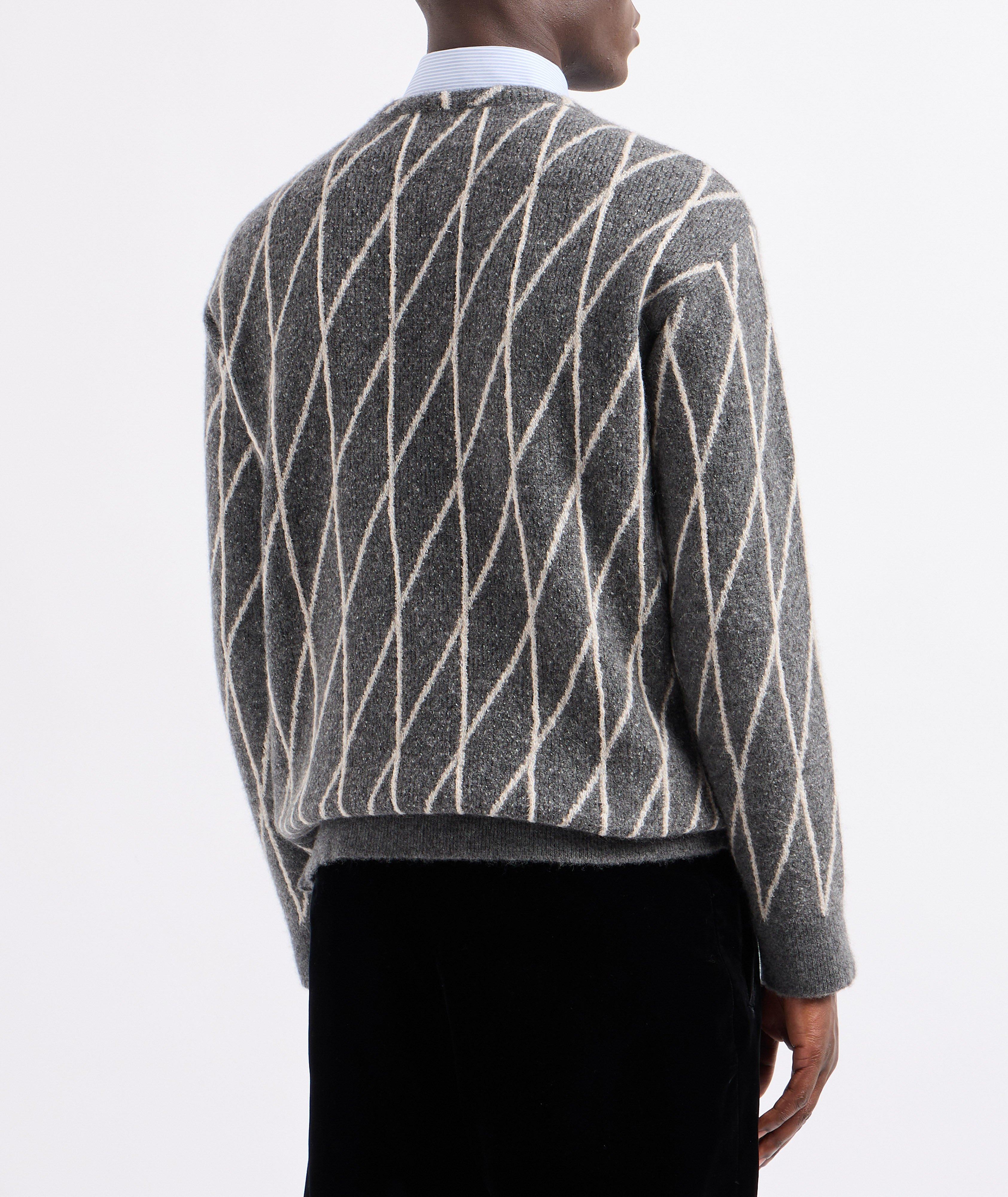 Cashmere-Blend Jacquard Sweater image 3