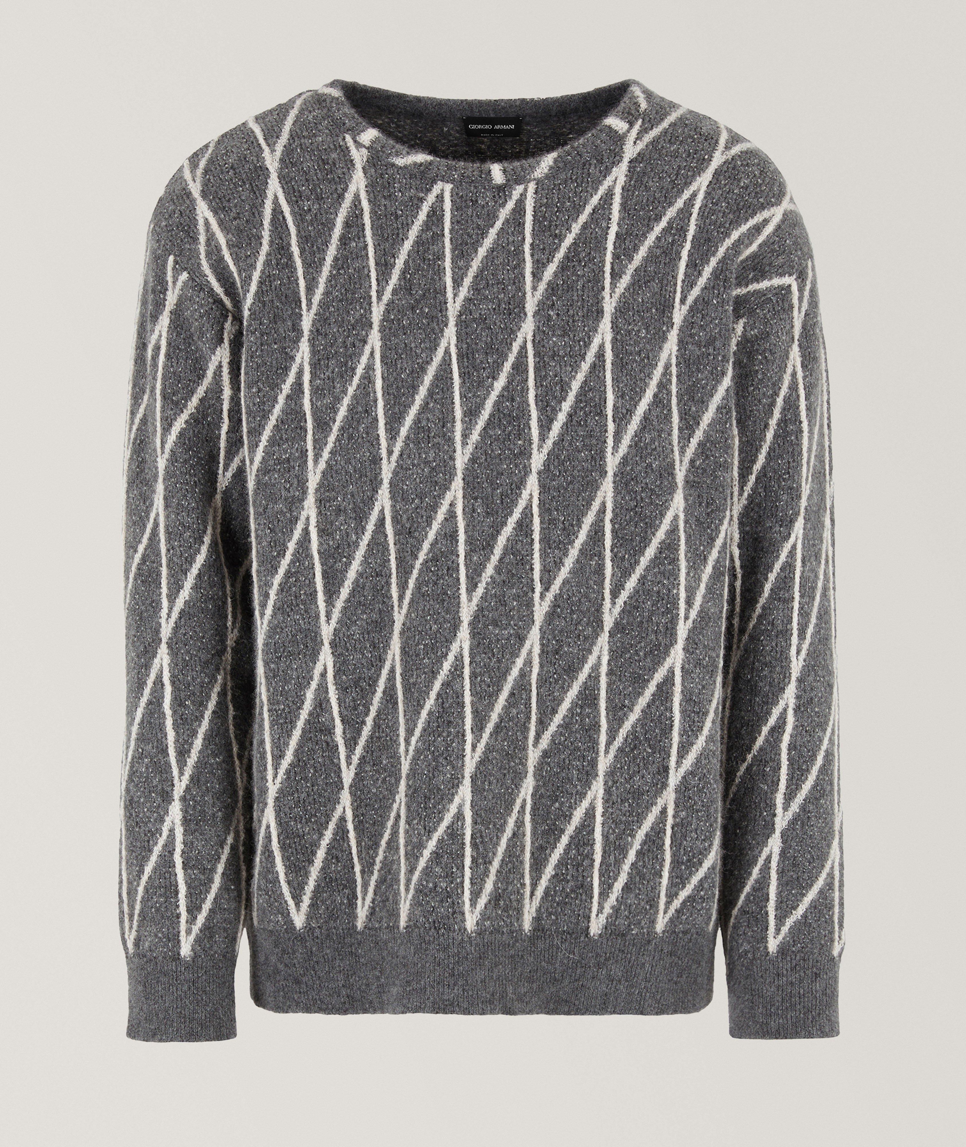 Cashmere-Blend Jacquard Sweater image 0