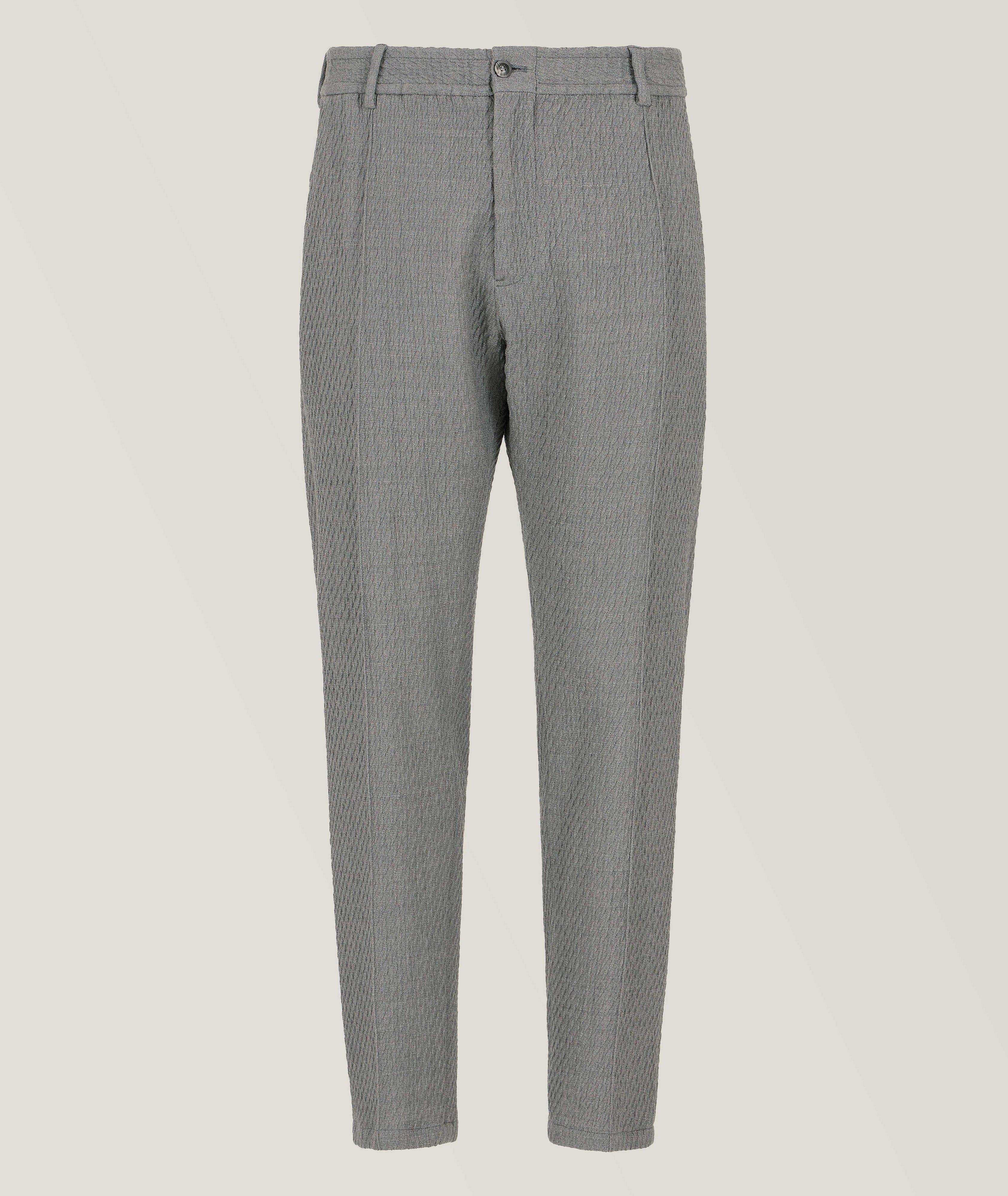 Stretch-Virgin Wool Jersey Chinos image 0