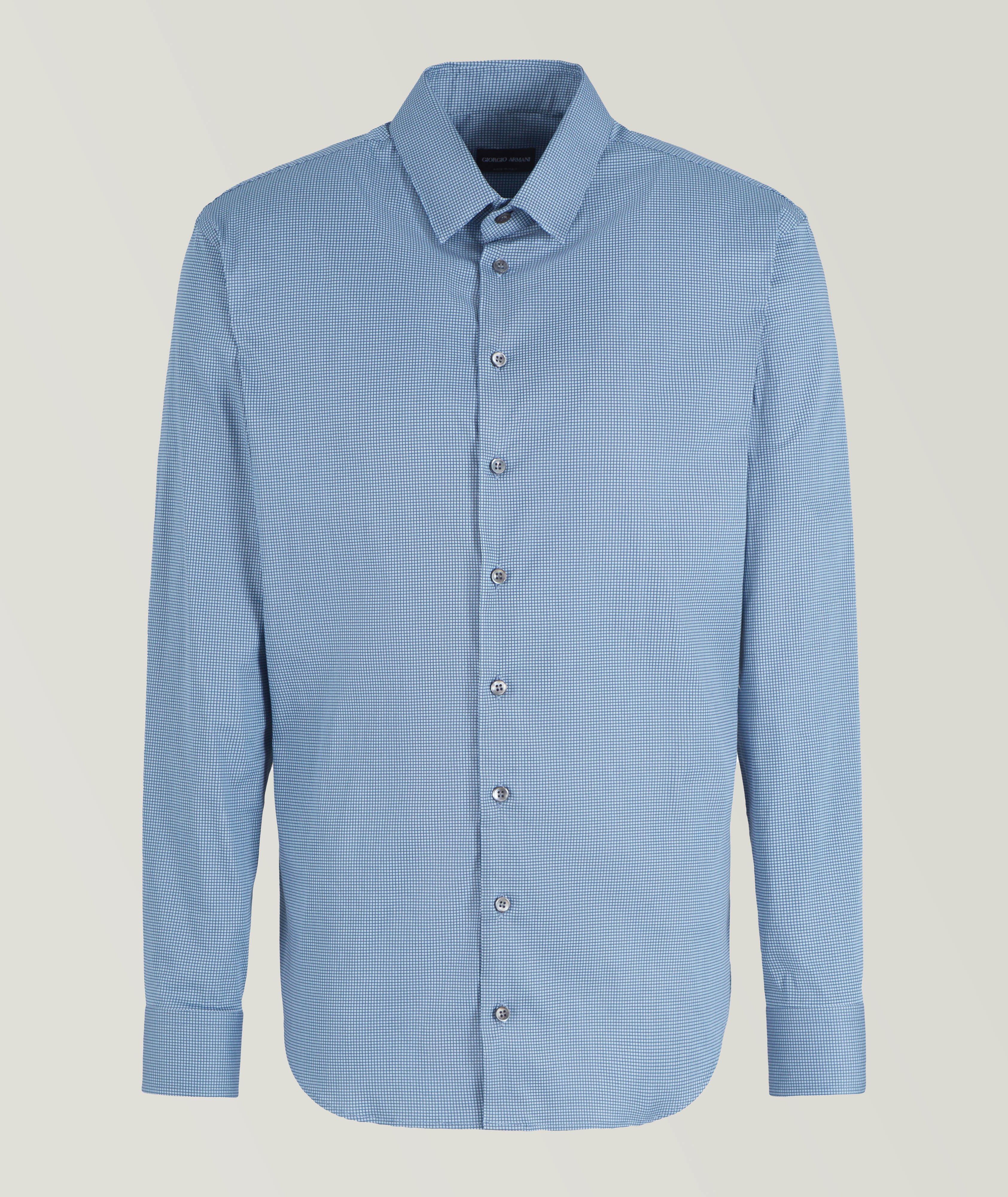 Micro-Print Casual Shirt image 0