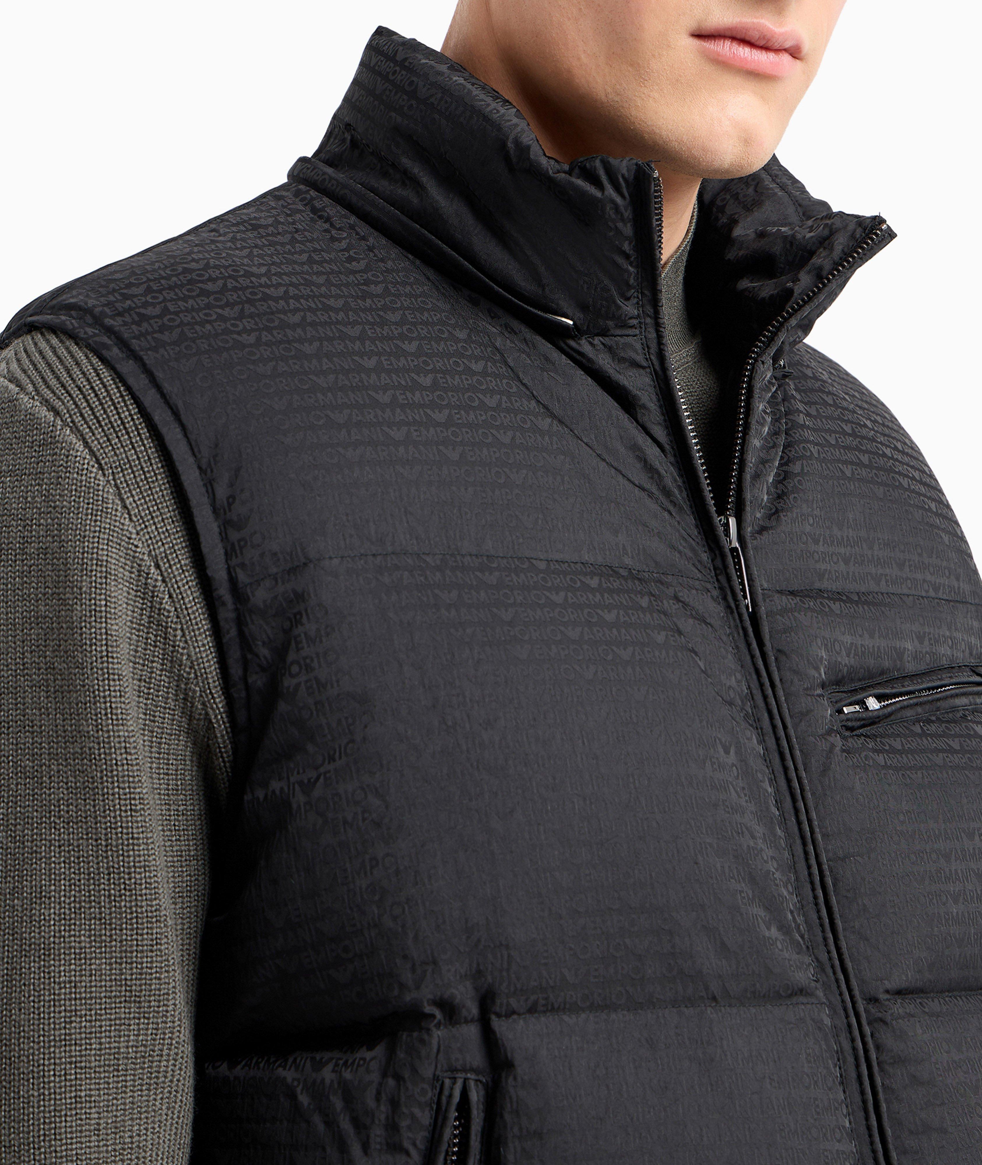 Jacquard Hooded Down Jacket image 3