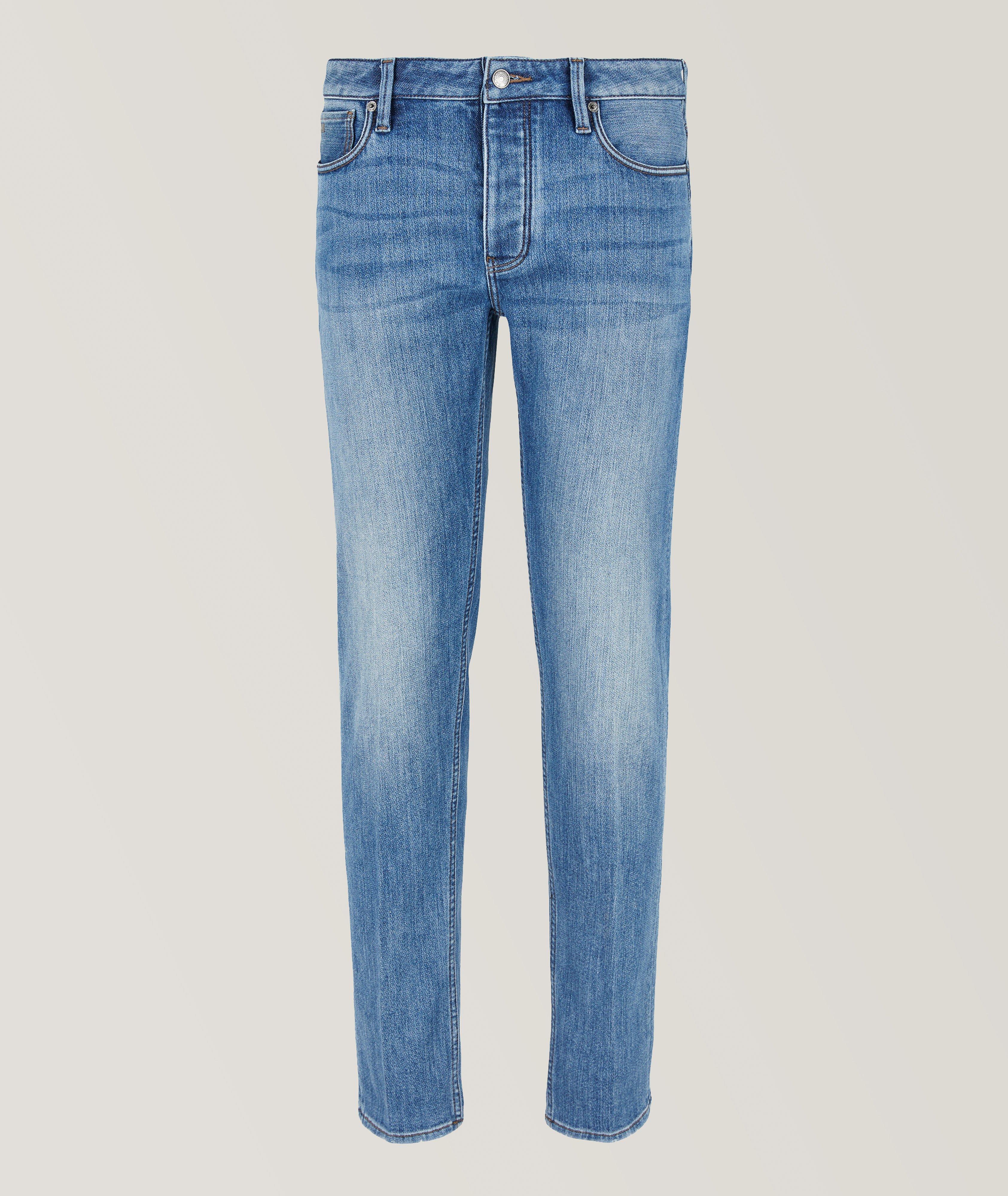 J75 Stone-Washed Denim Jeans image 0