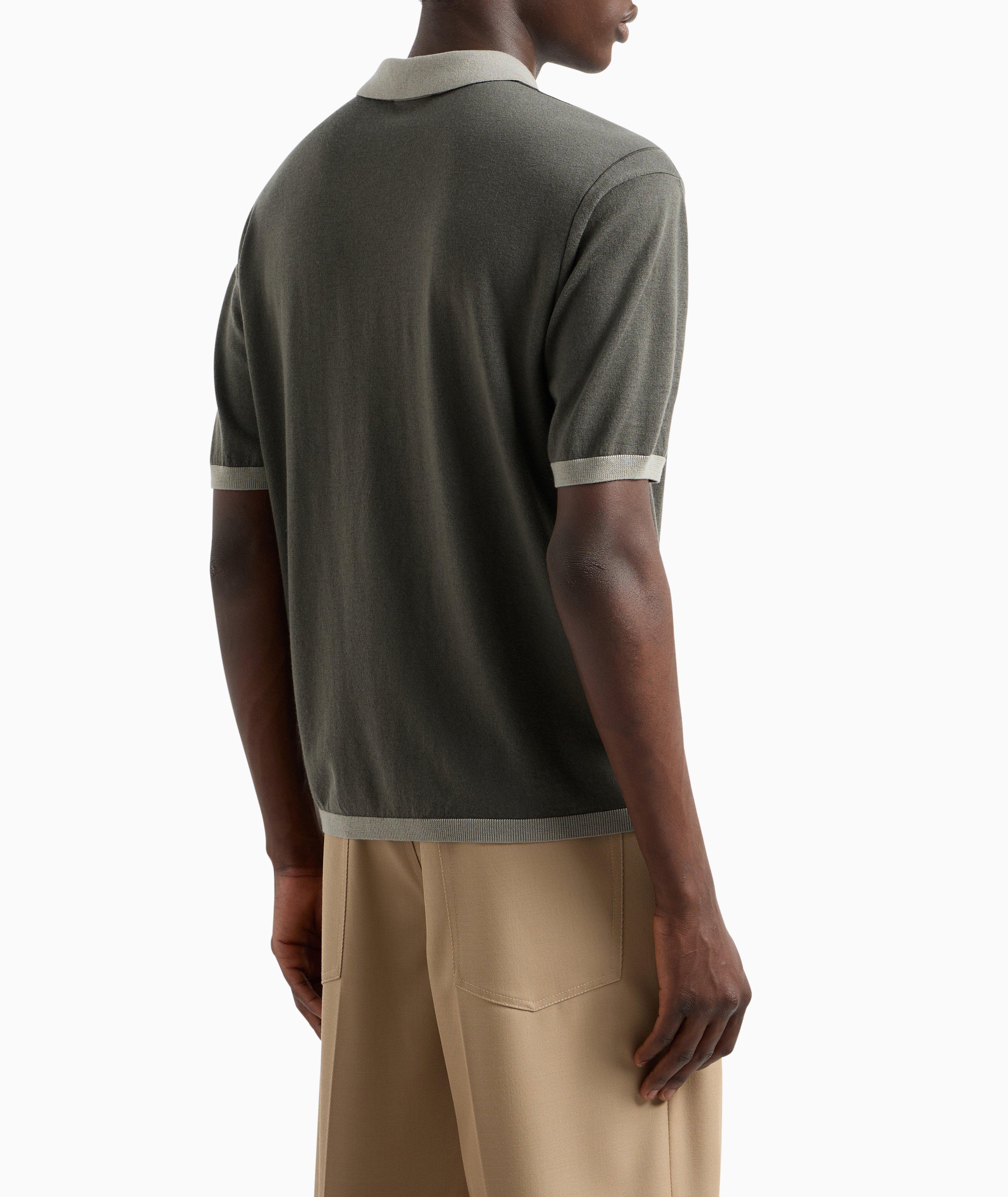 Lyocell-Blend Quarter-Zip Polo image 2