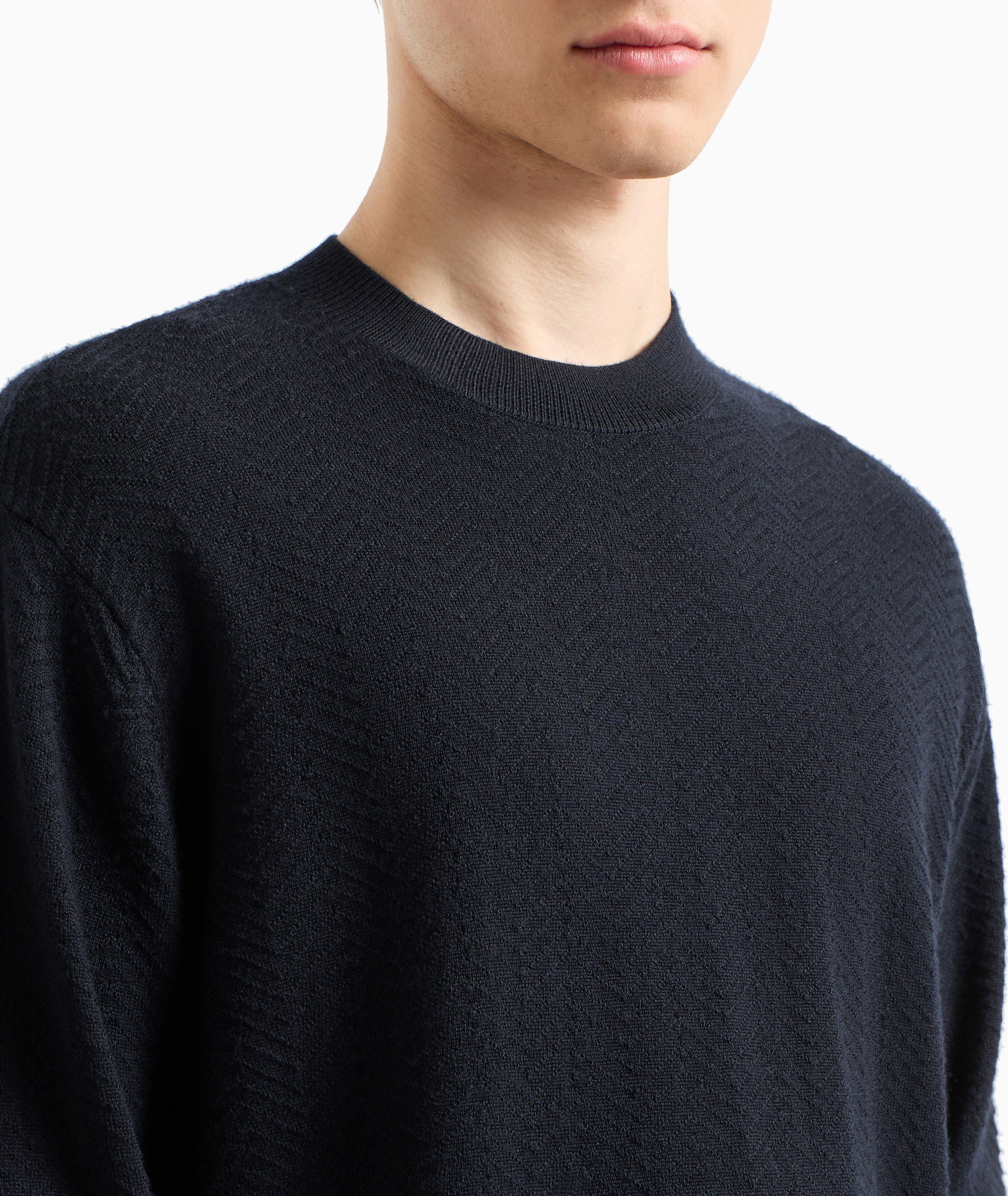 All-Over Jacquard Stripe Sweater image 3
