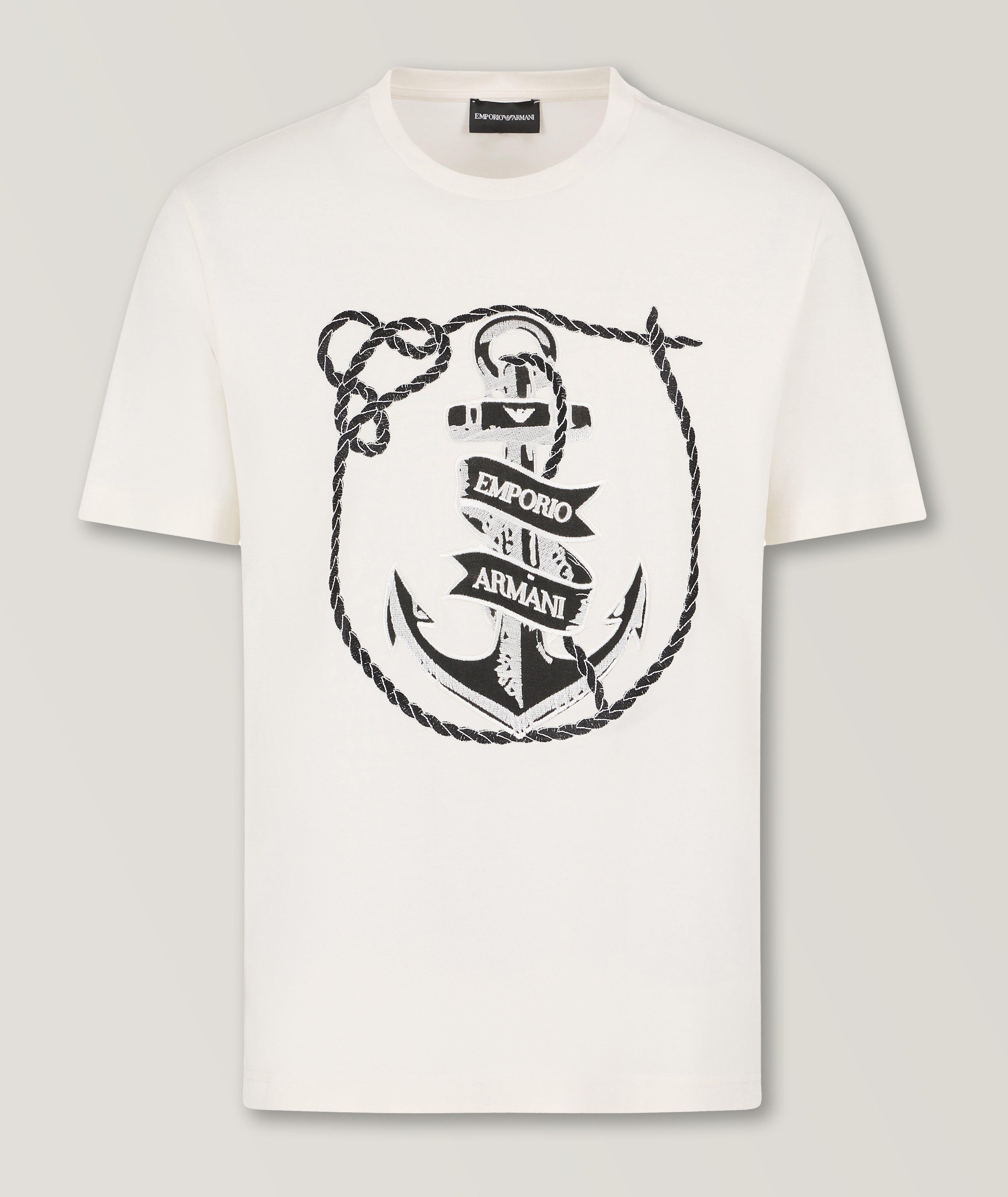 Embroidered Anchor Logo T-Shirt image 0