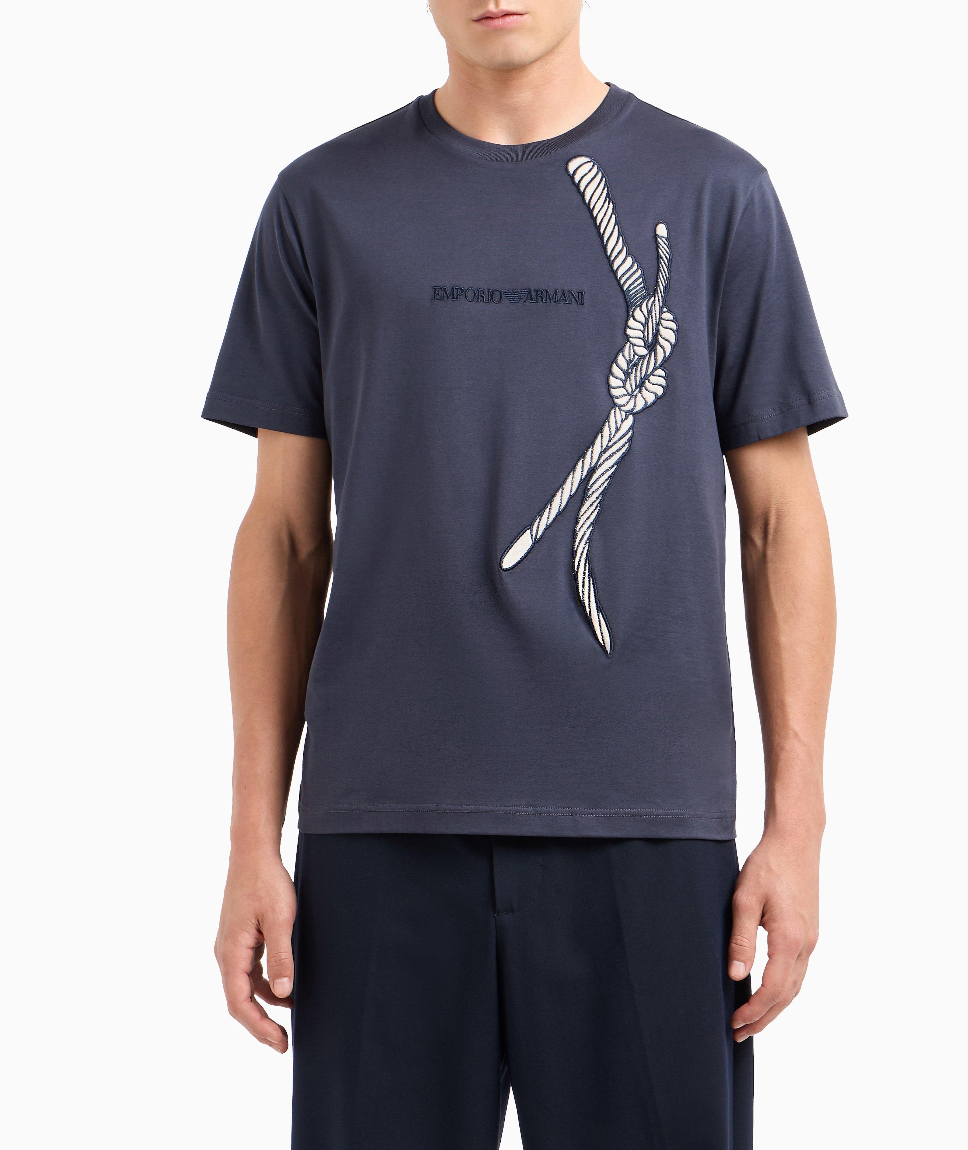 Embroidered Rope & Logo T-Shirt  image 1