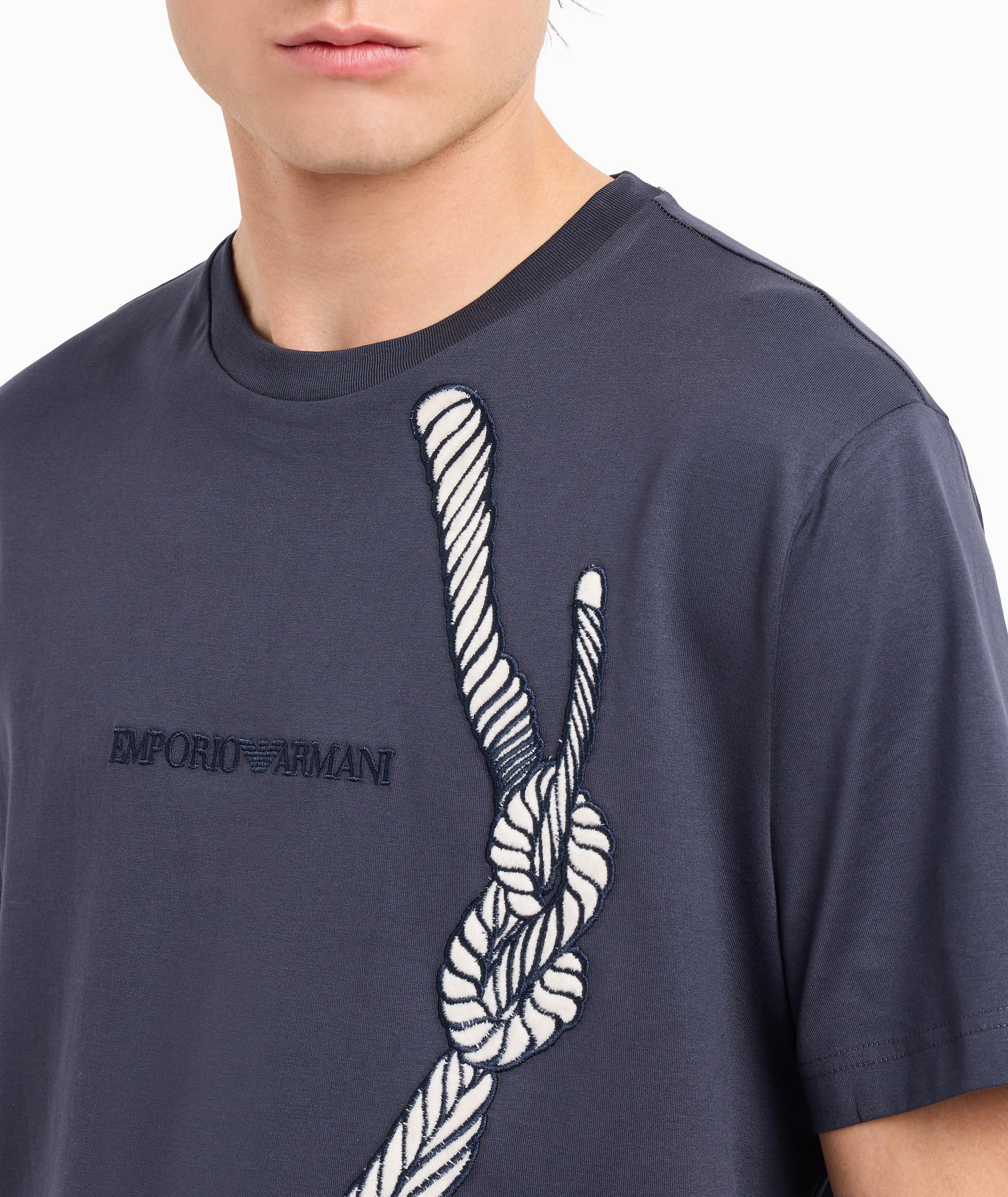 Embroidered Rope & Logo T-Shirt  image 3