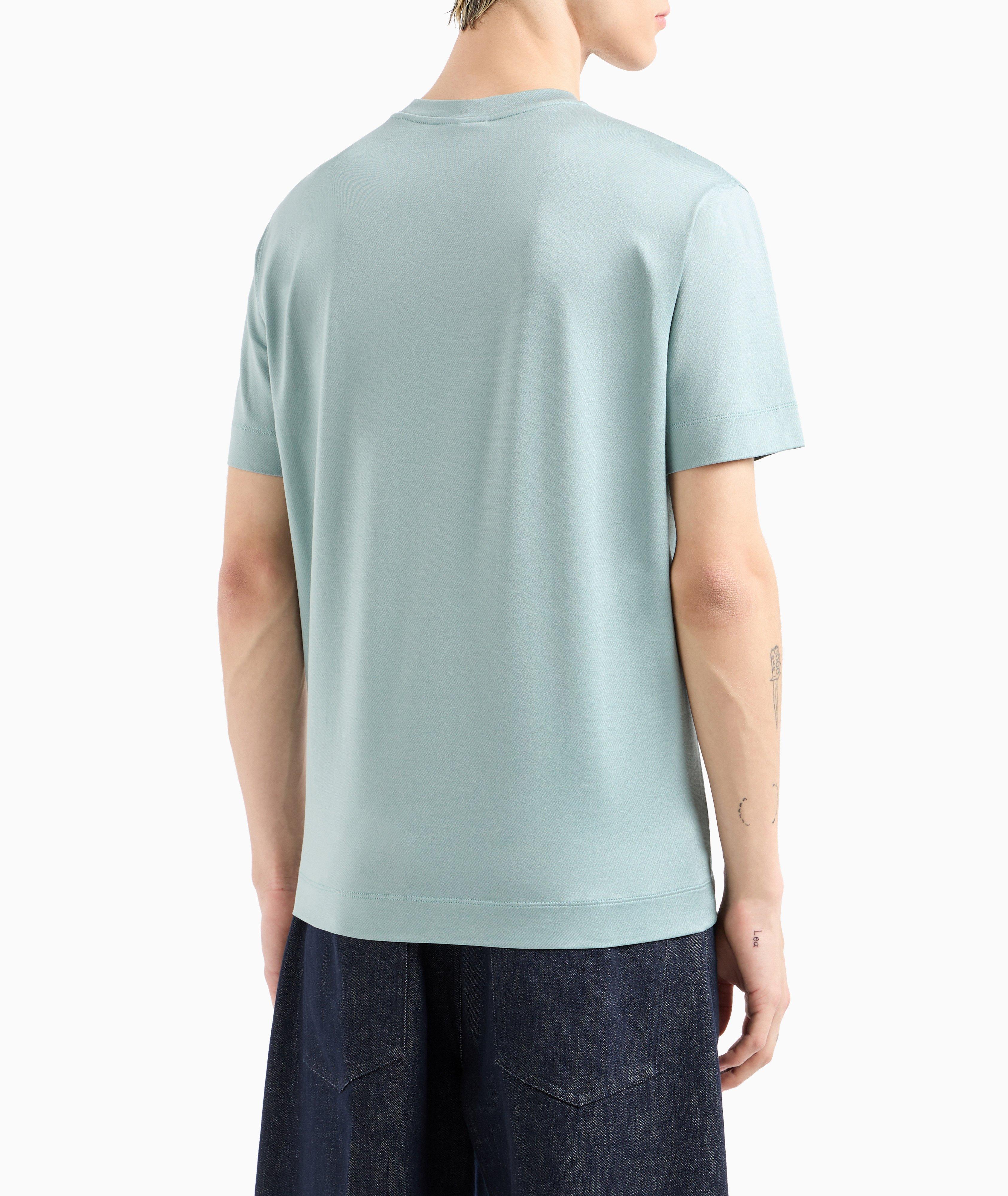 Two-Tone Lyocell-Cotton T-Shirt  image 2