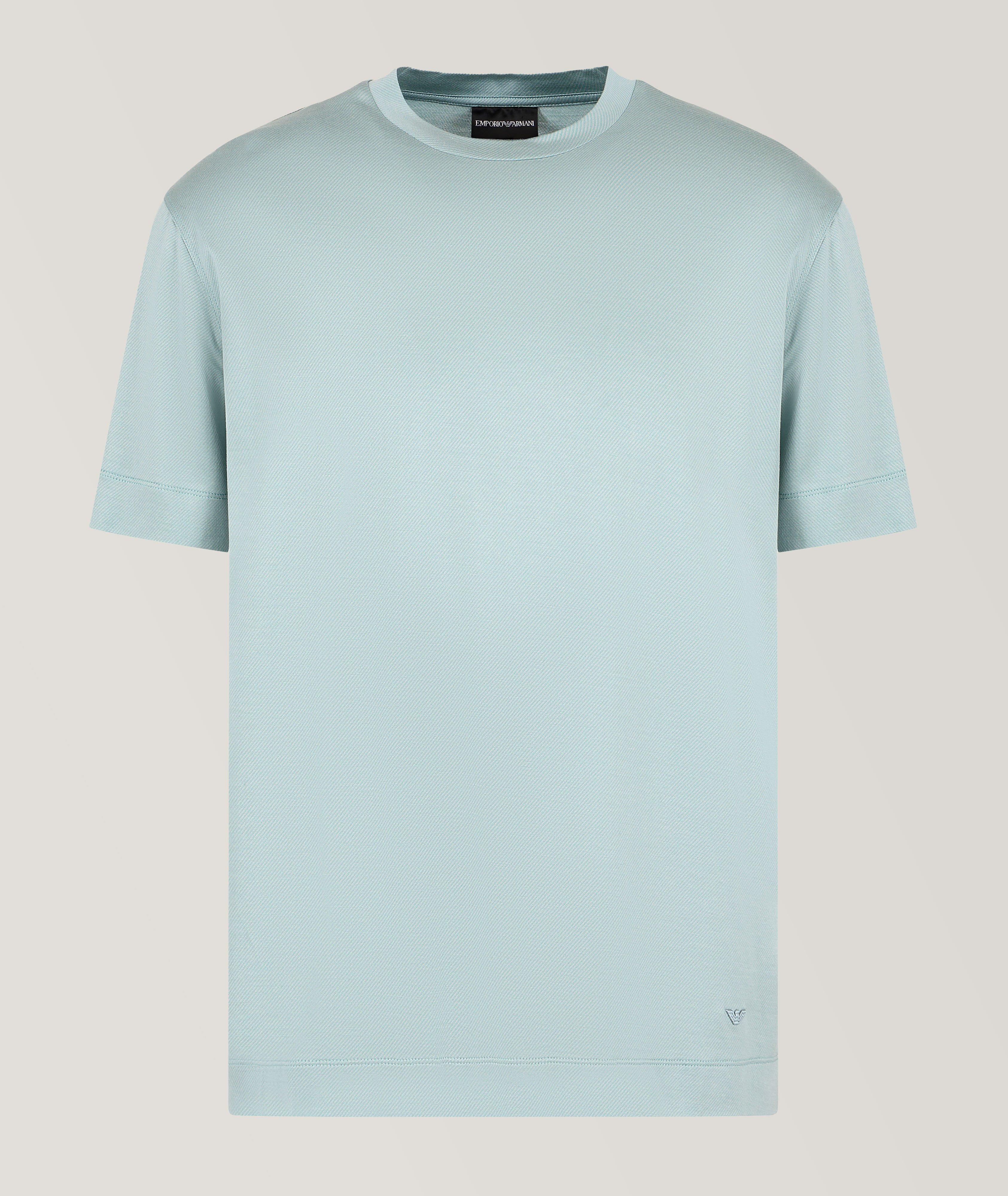 Two-Tone Lyocell-Cotton T-Shirt  image 0