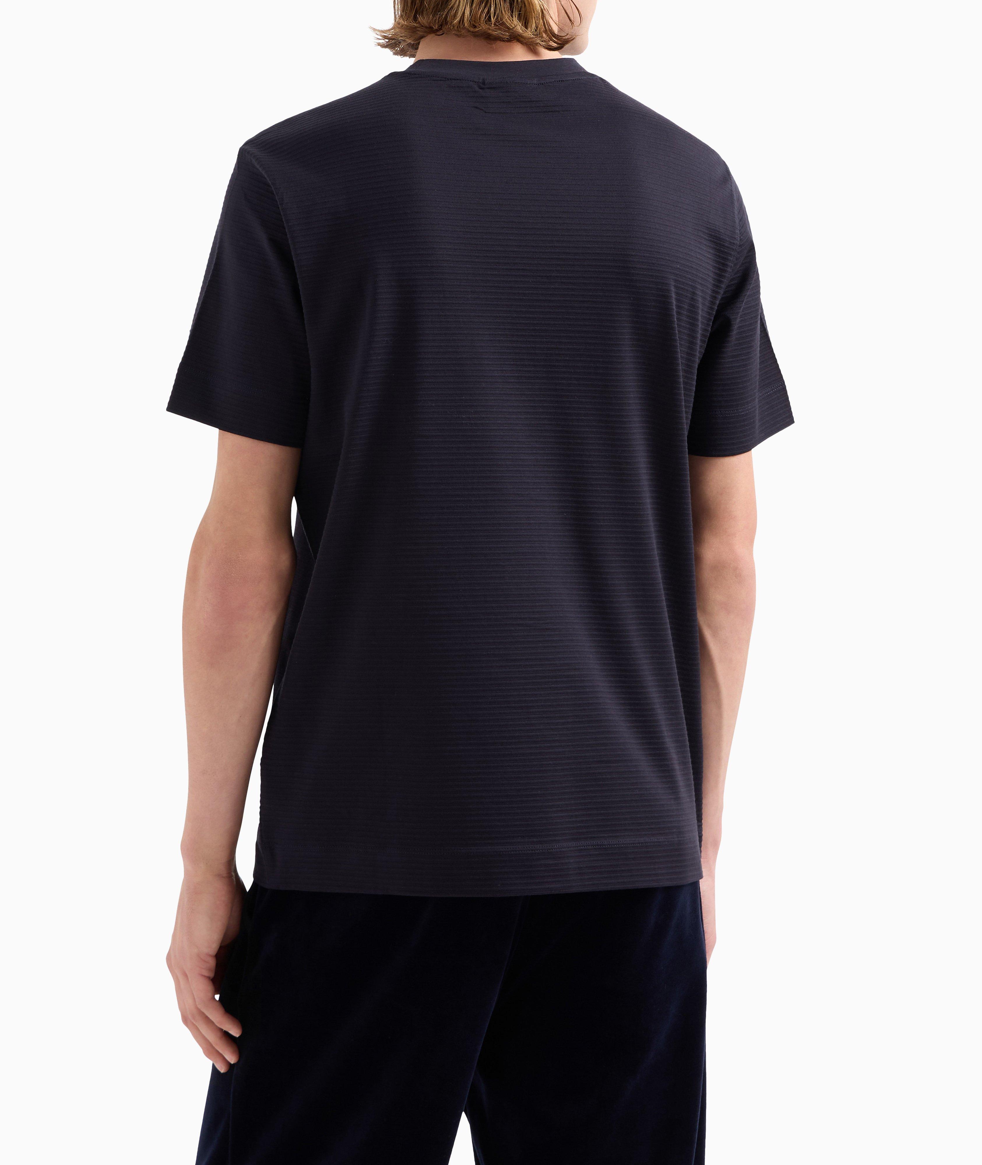 All-Over Jacquard Cotton T-Shirt  image 2