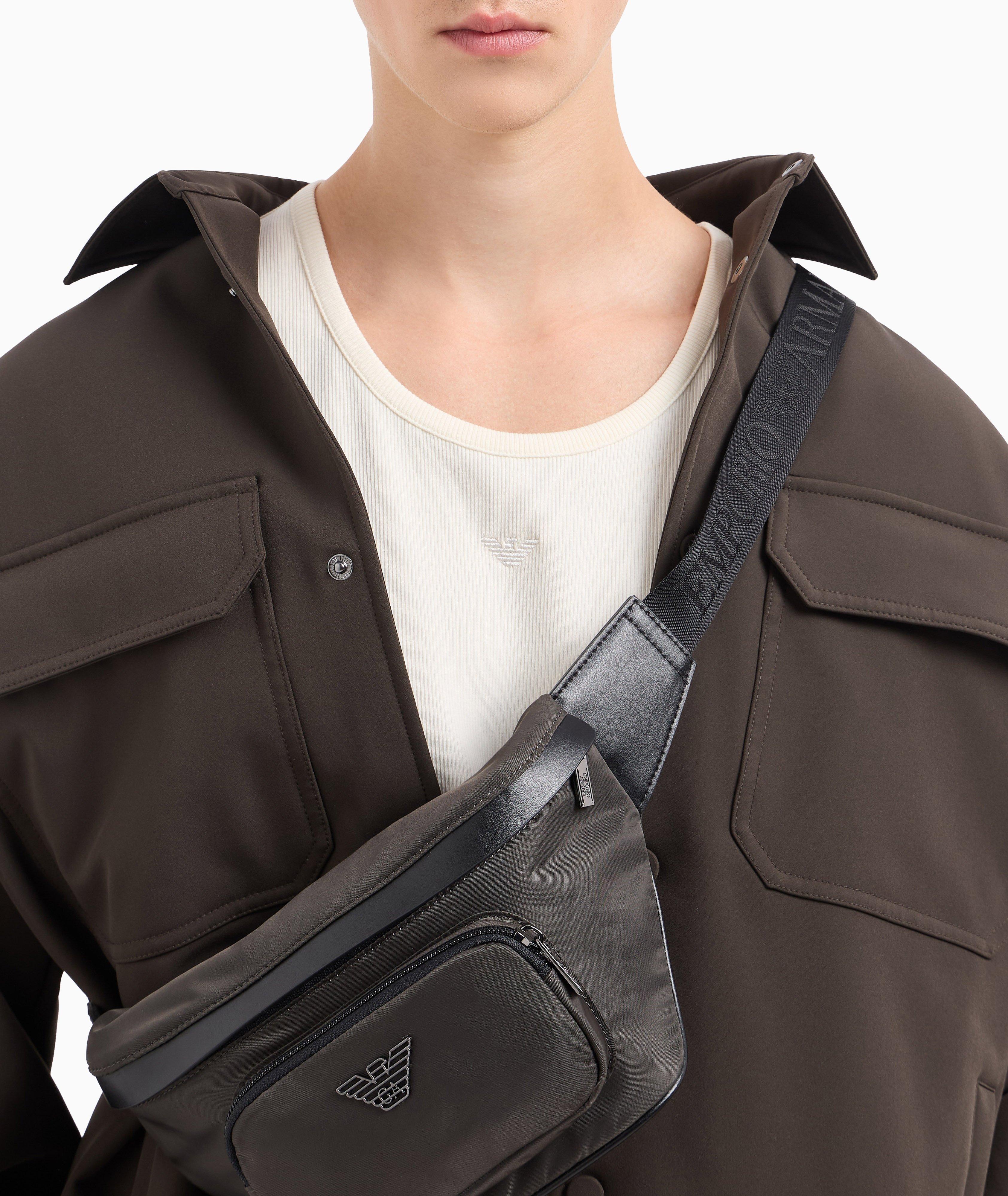 Metallic Eagle Logo Belt Bag image 5
