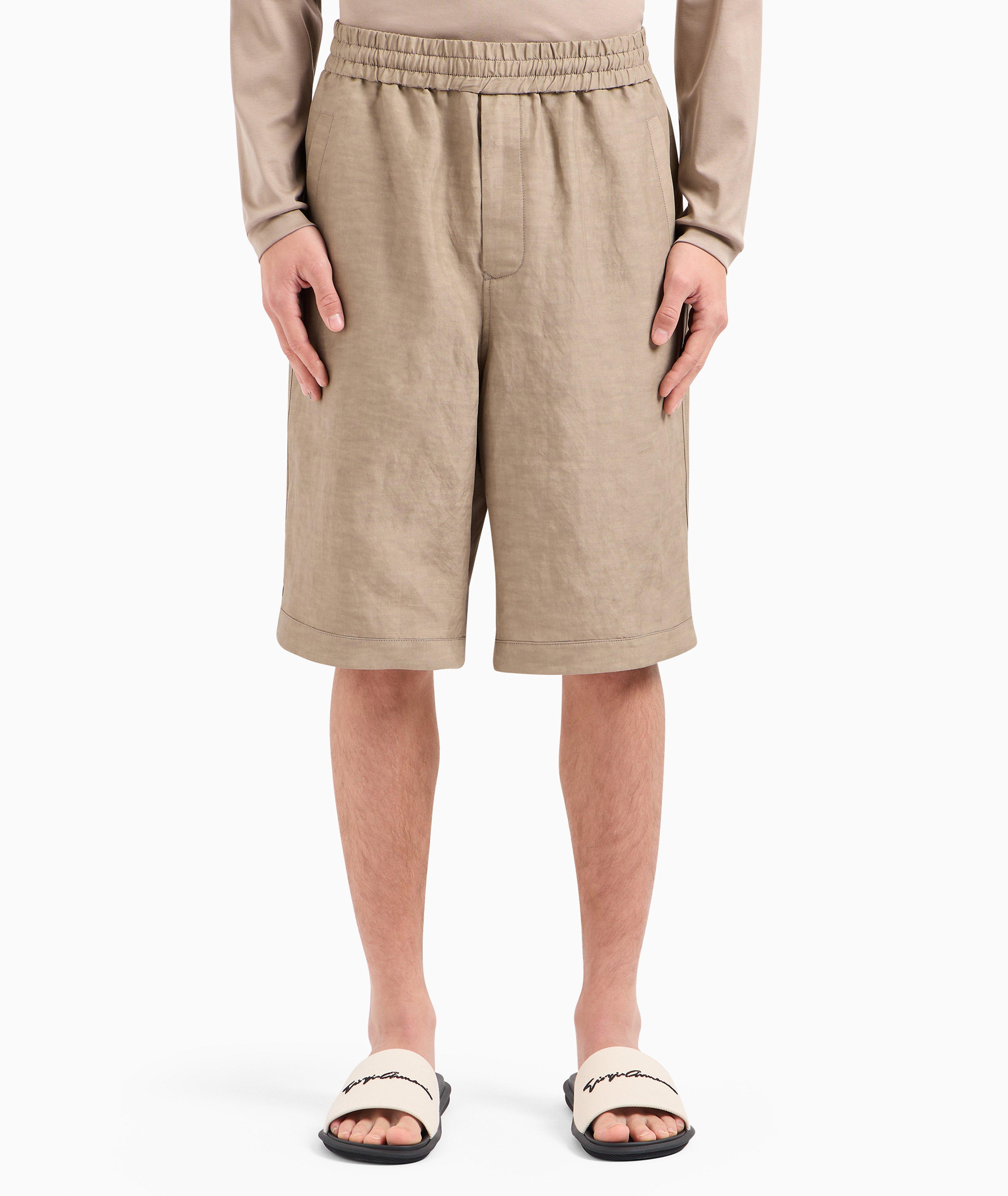 Linen-Blend Bermuda Shorts image 2