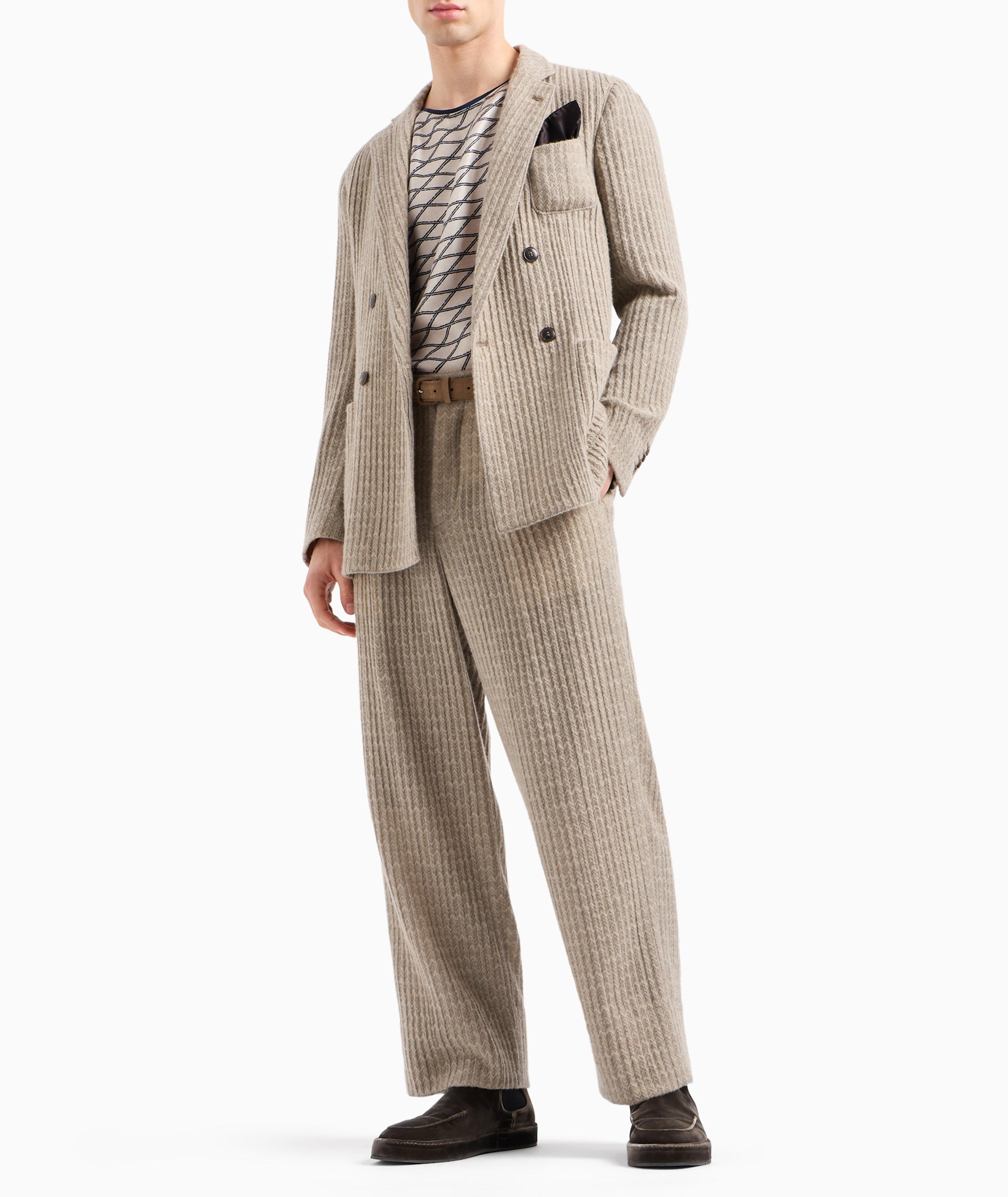 Upton Double-Breasted Cashmere-Silk Sport Jacket  image 5