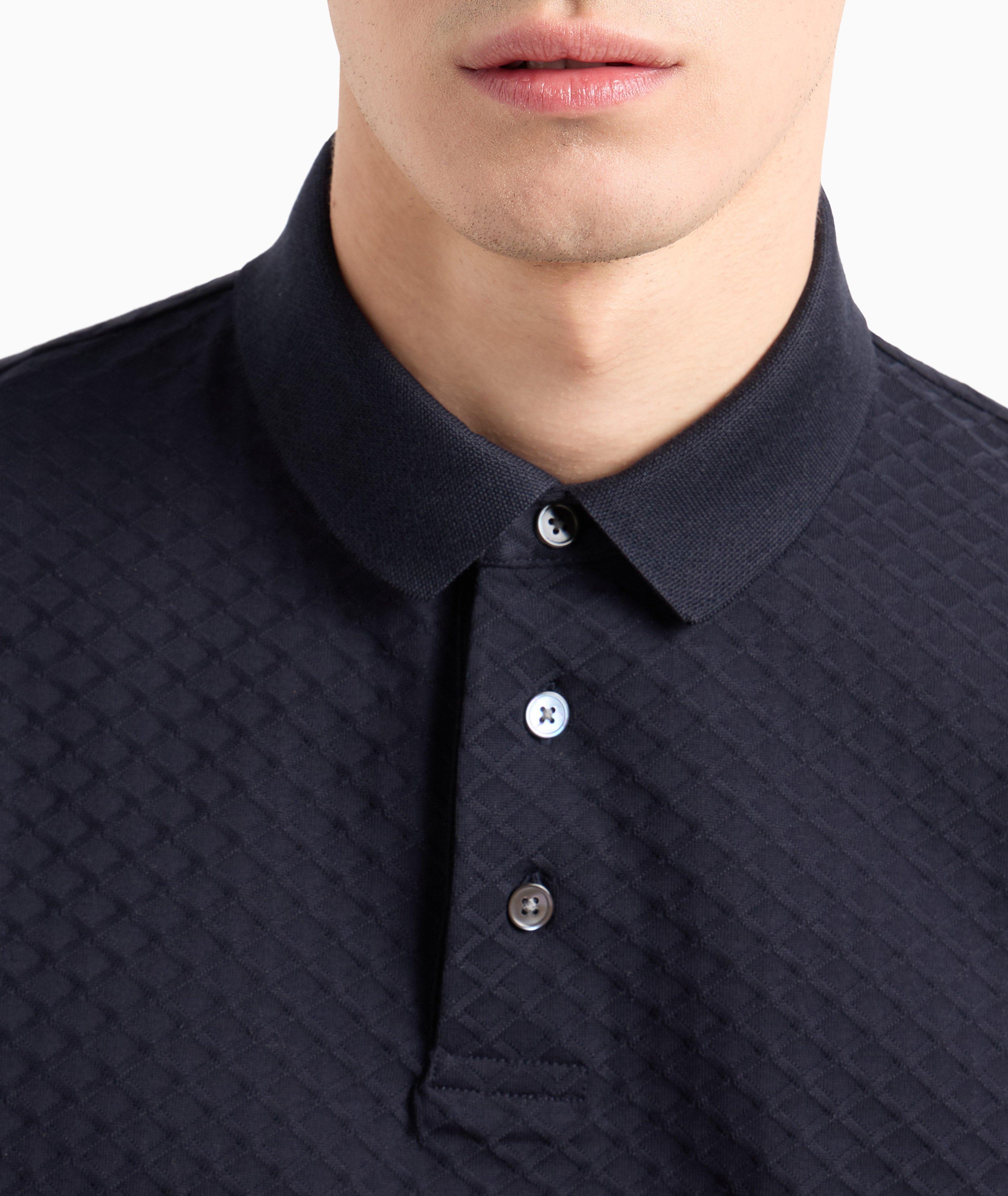 All-Over Diamond Jacquard Polo image 3