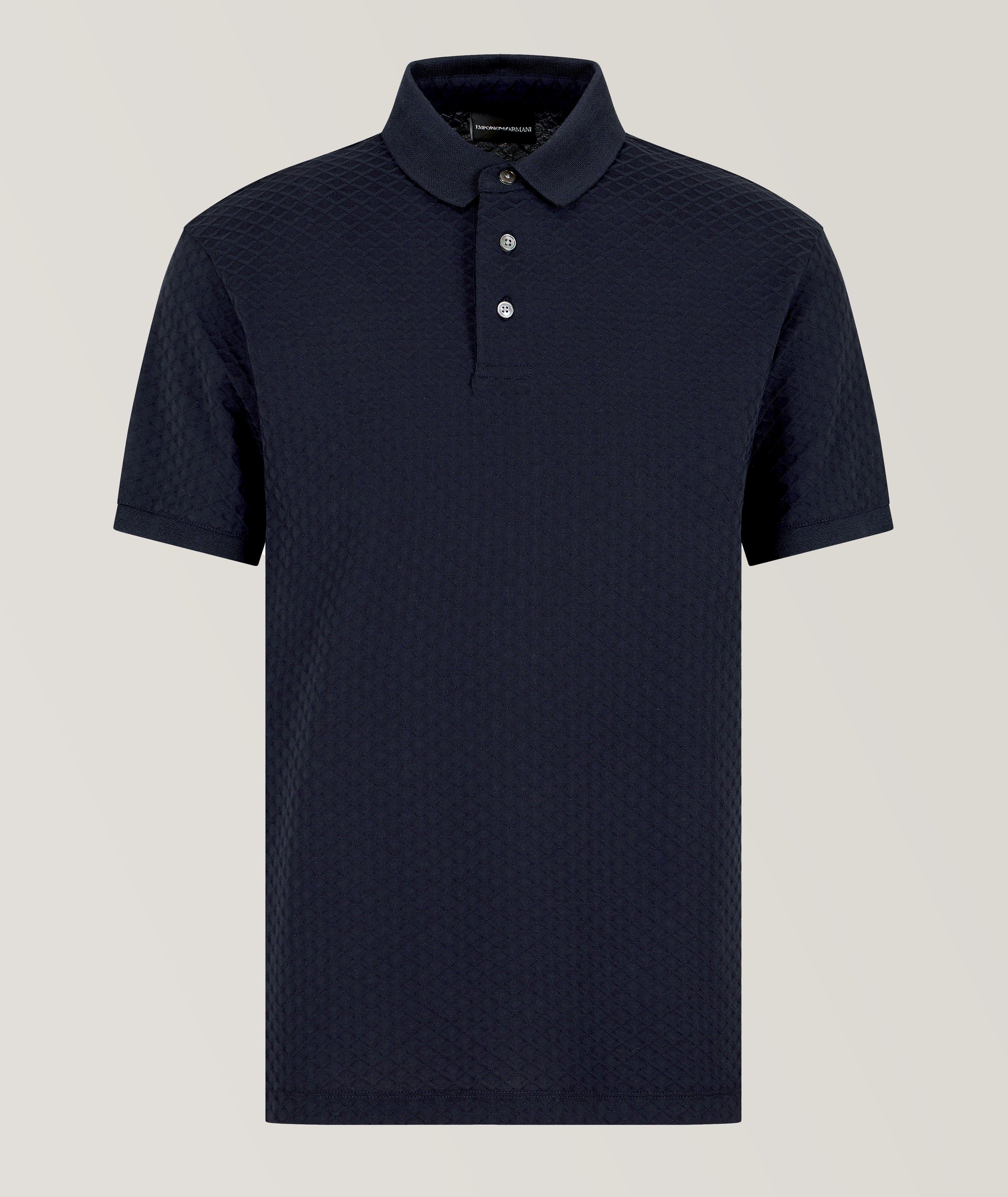 All-Over Diamond Jacquard Polo image 0