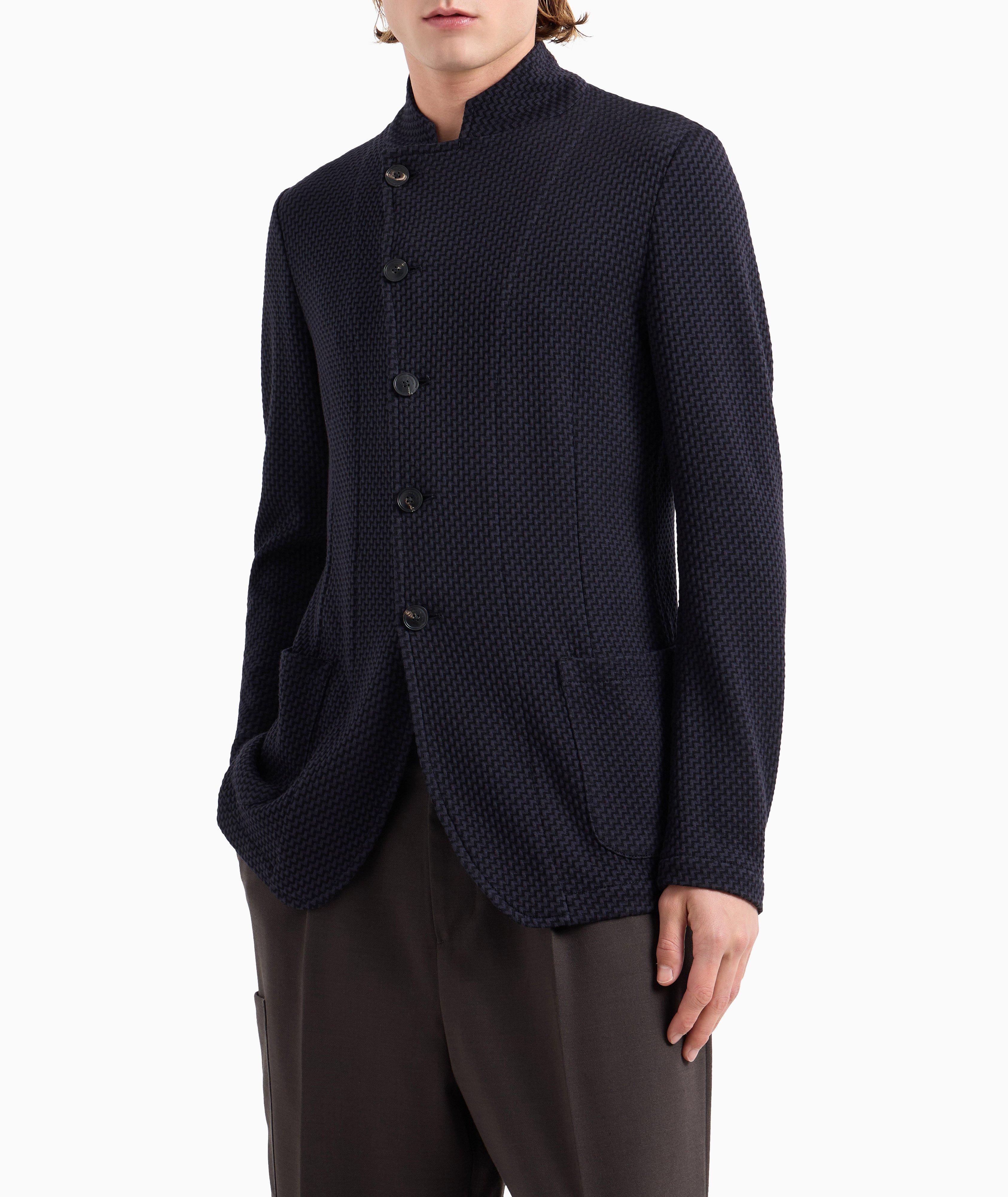 Diagonal Jersey Weave Sport Jacket image 1