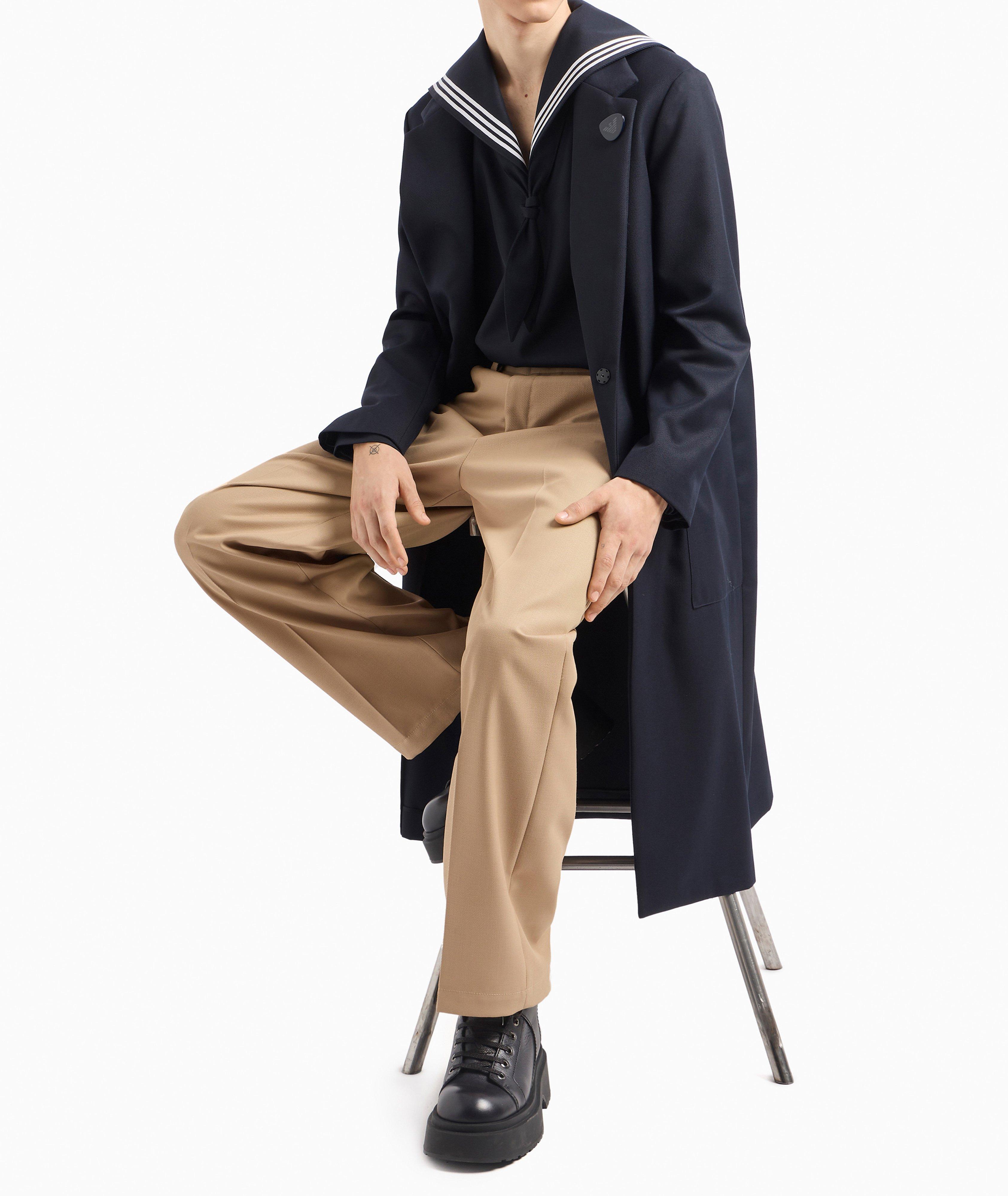 Wool-Blend Gabardine Trench Coat image 4