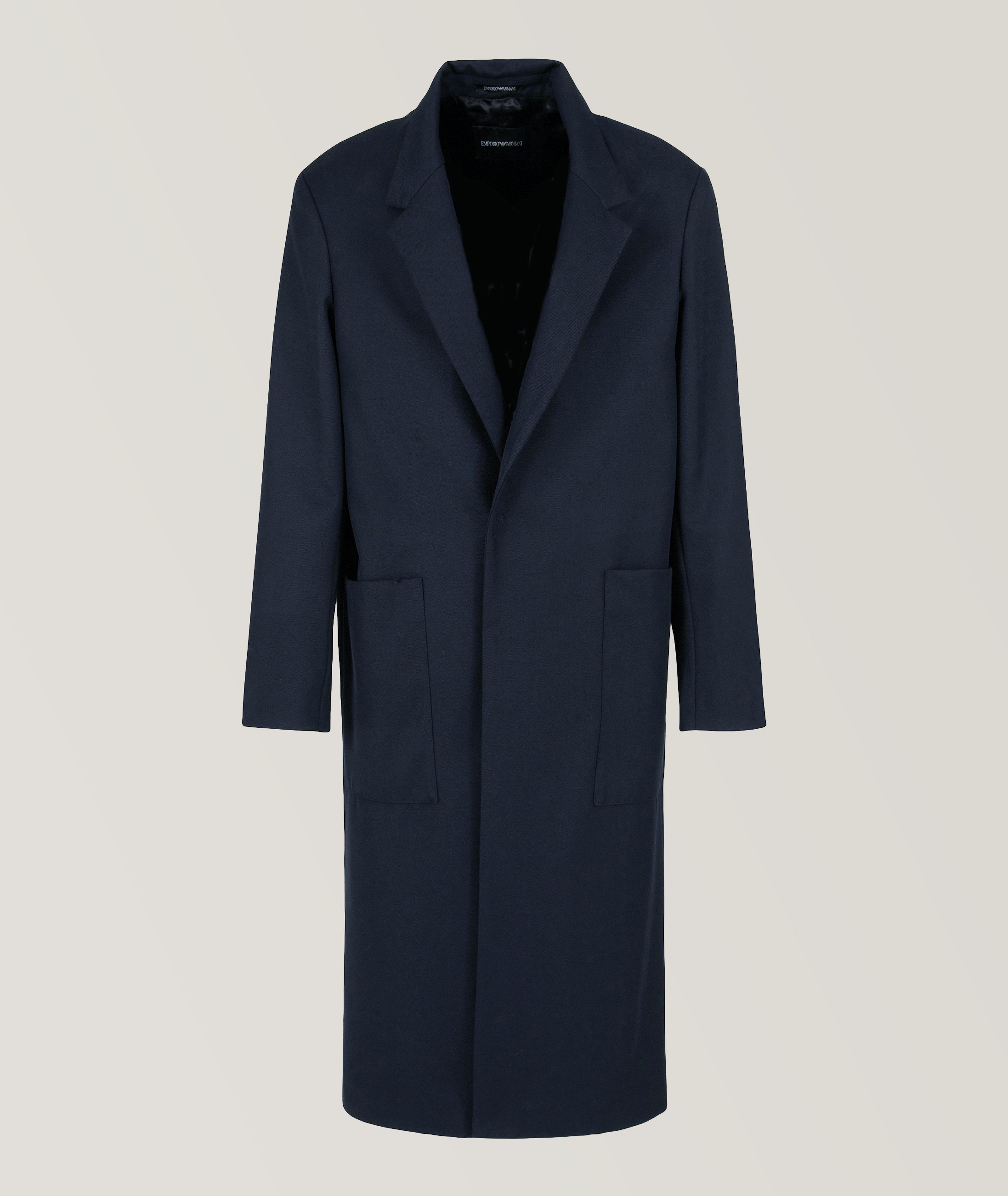 Wool-Blend Gabardine Trench Coat image 0