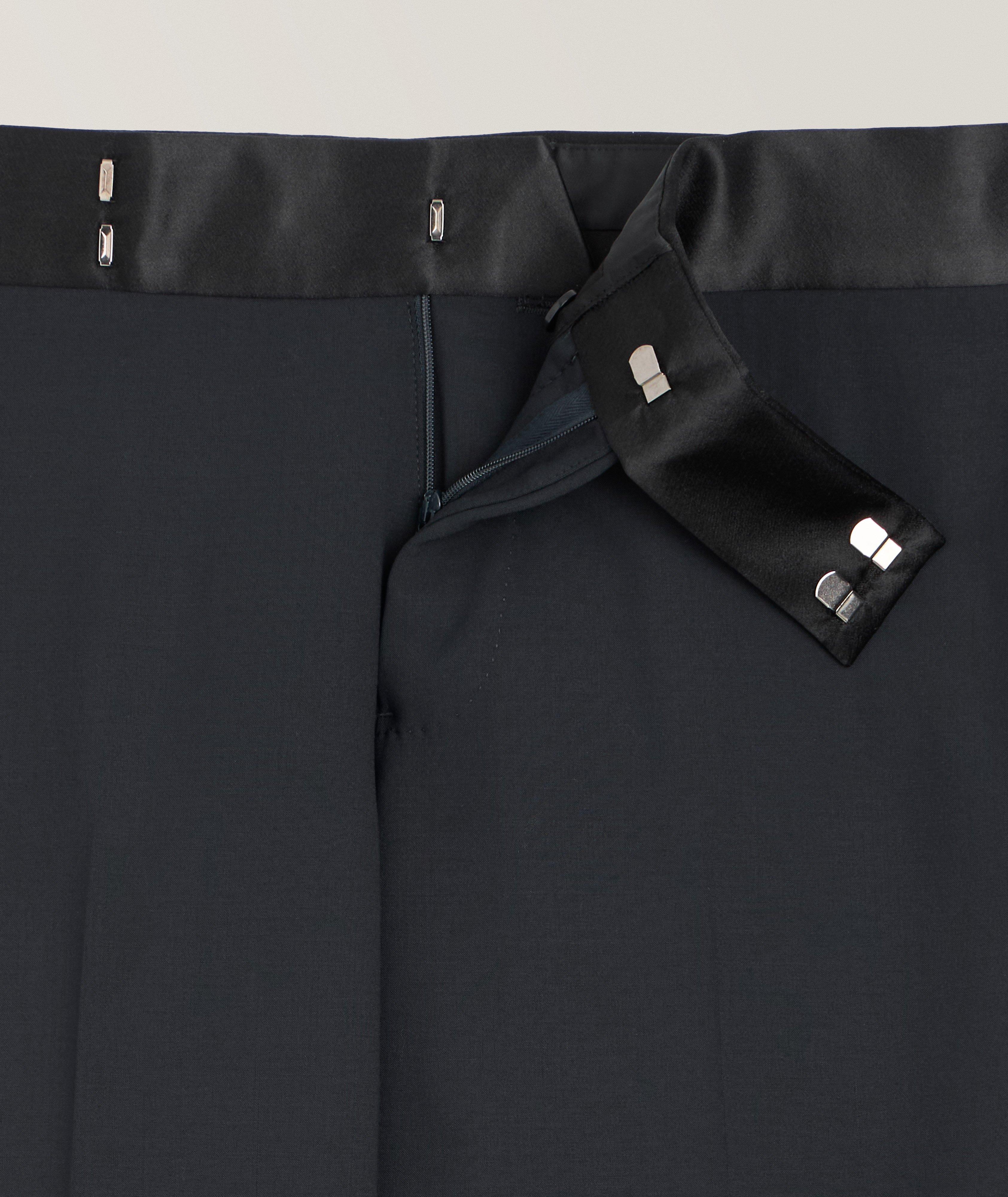 Stretch-Virgin Wool Dress Pants image 1