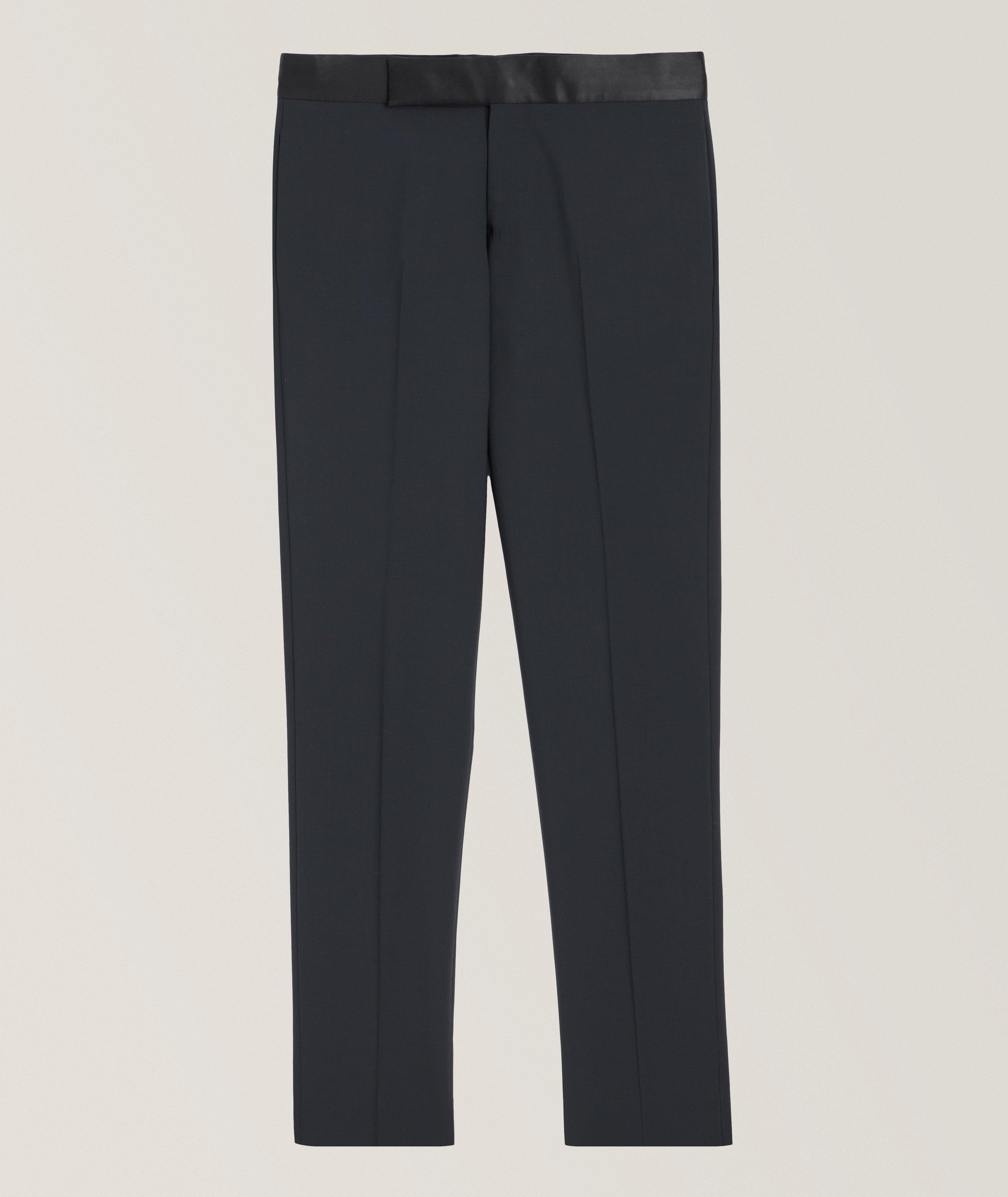 Stretch-Virgin Wool Dress Pants image 0