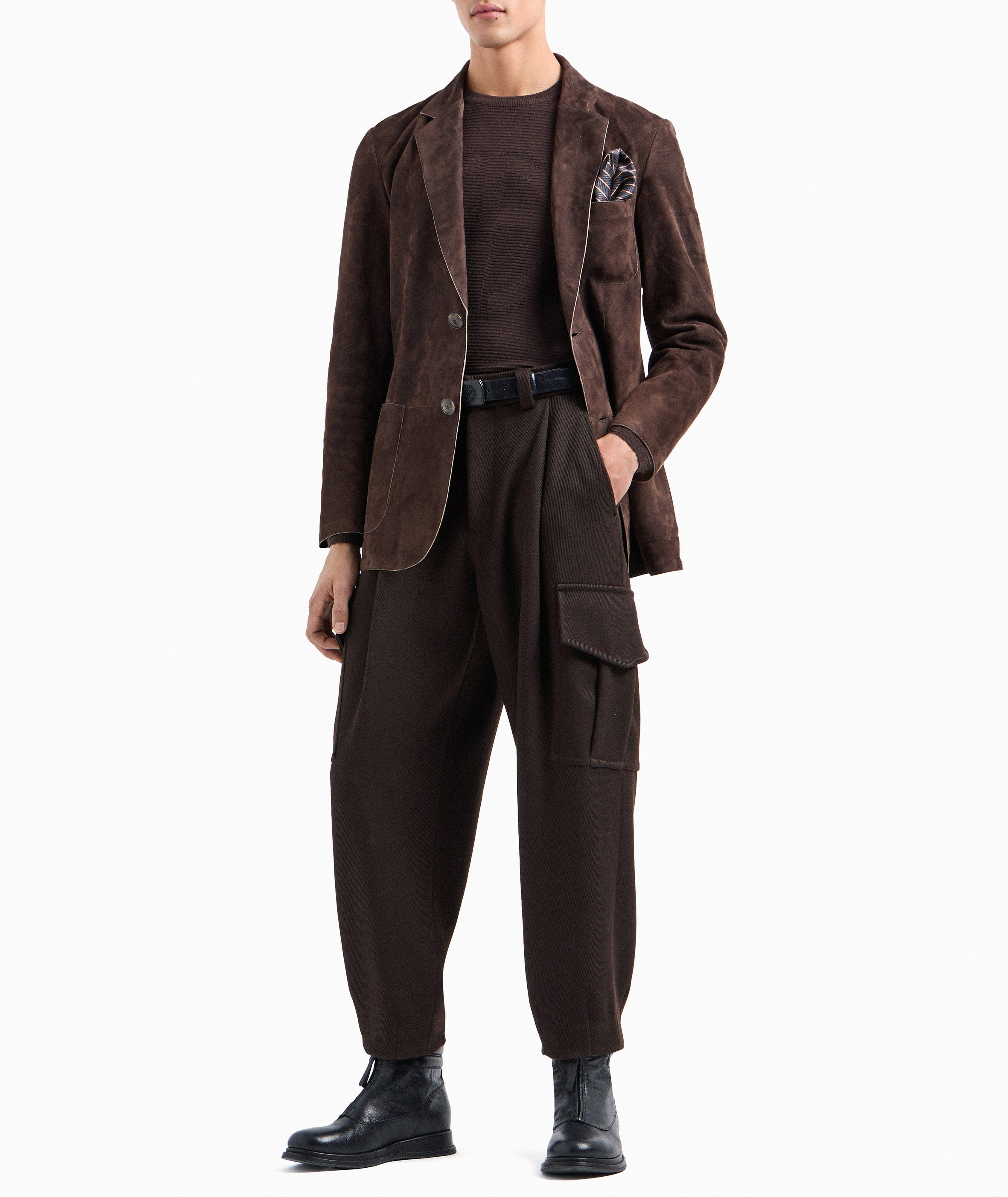 Pantalon cargo en laine image 4