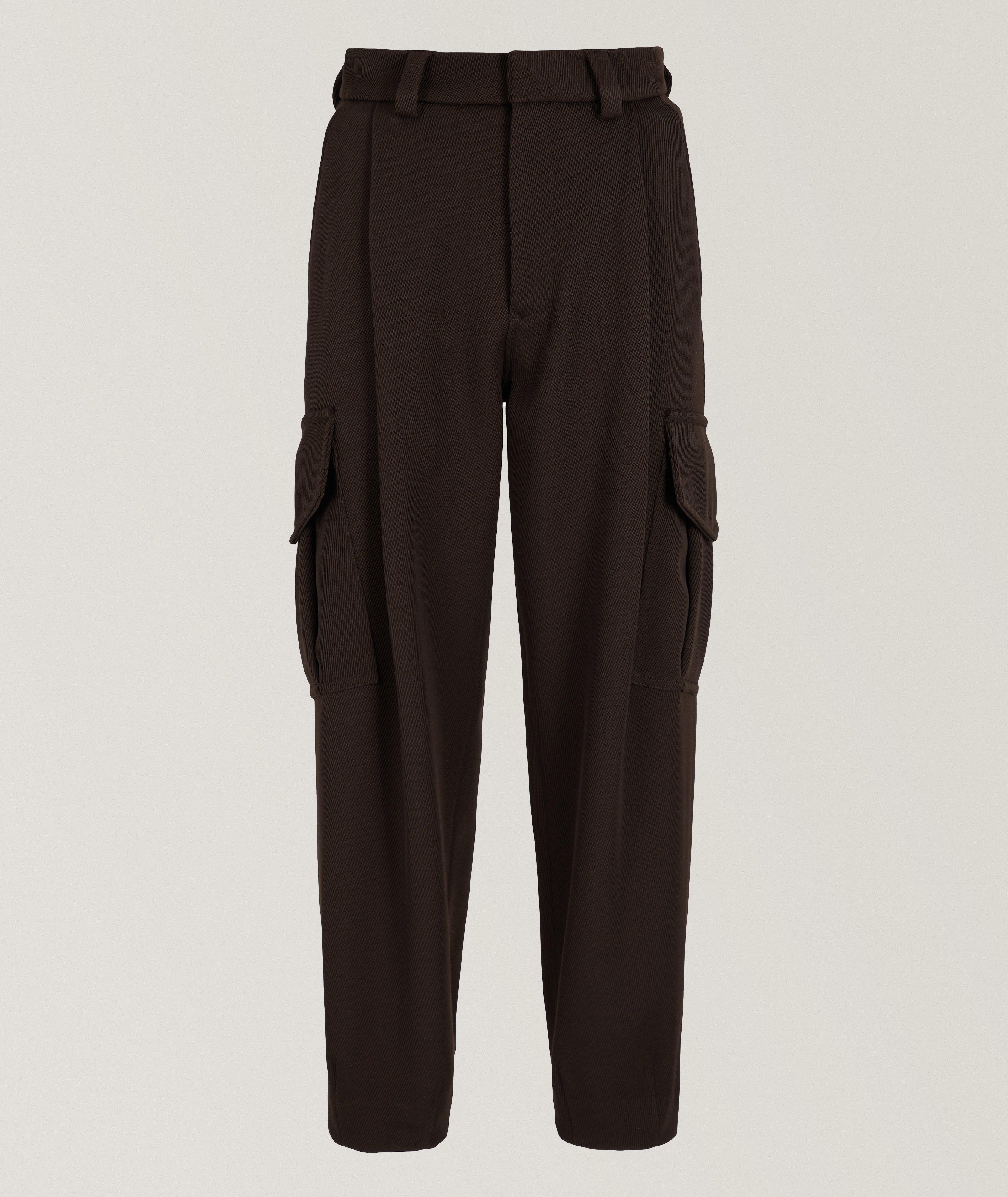 Pantalon cargo en laine image 0