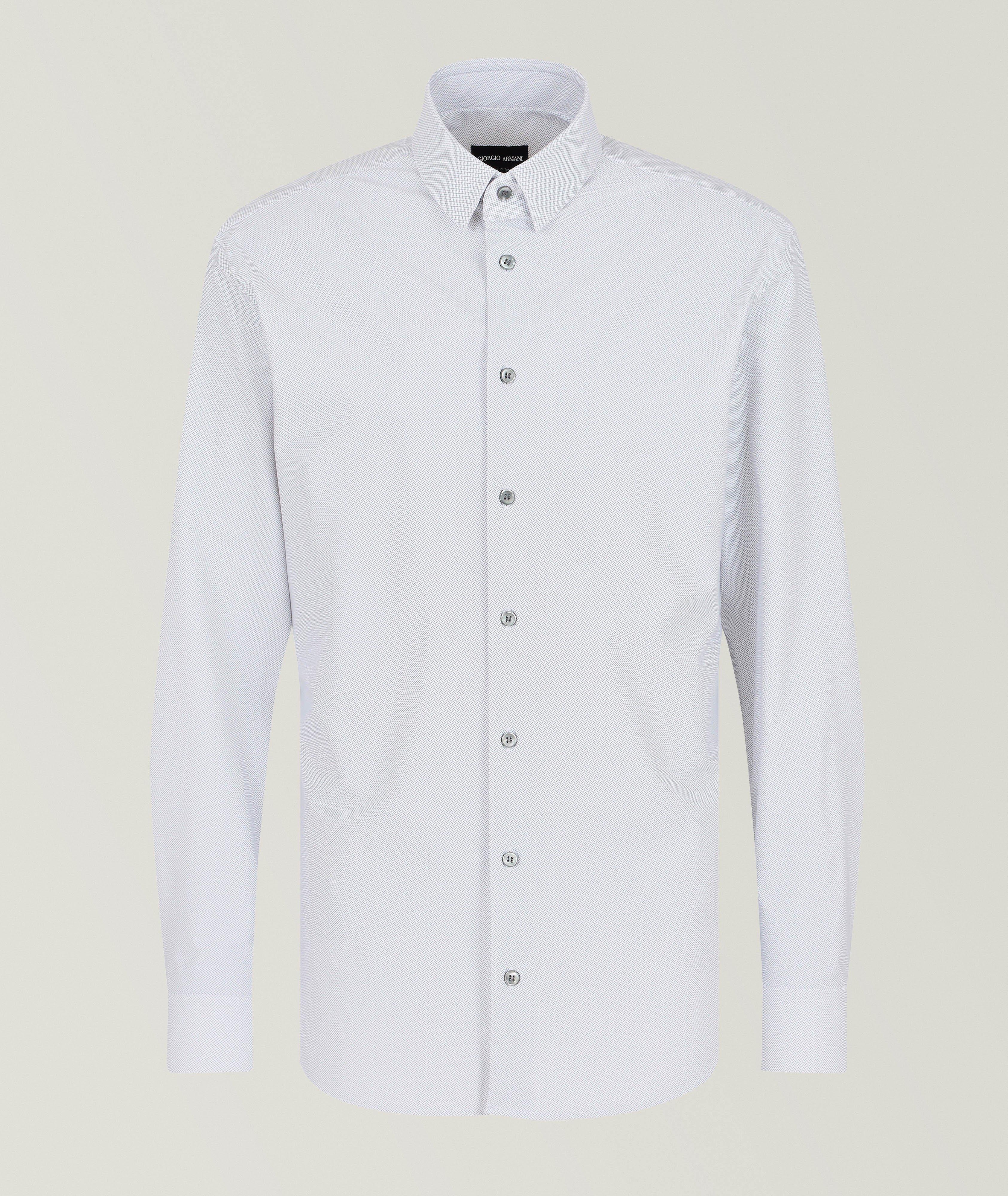 90s GIORGIO ARMANI DRESS　SHIRT DM698 Vintage Giorgio Armani Collezioni Men's Shirt, Sz XL