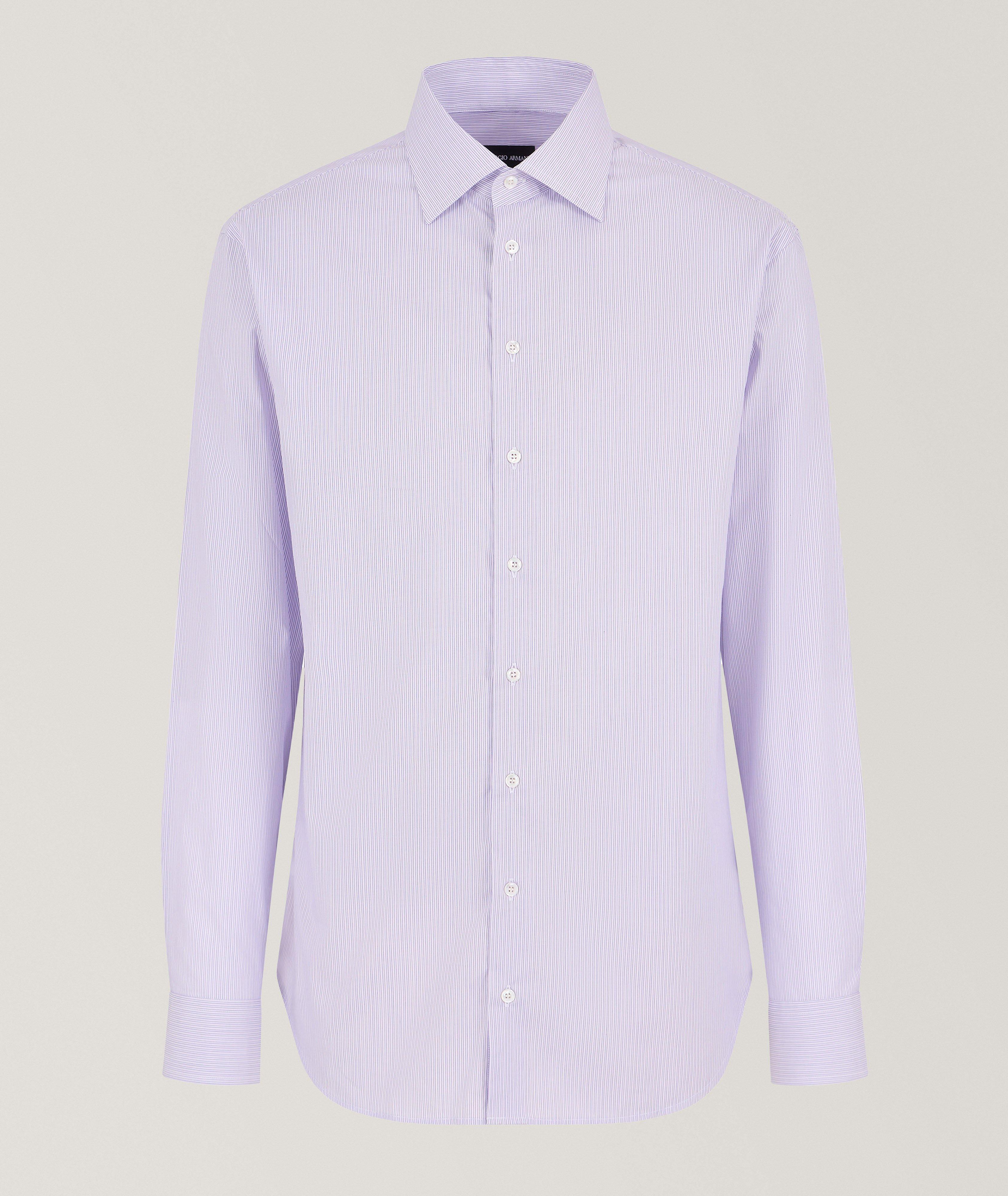 Striped Cotton Dress Shirt image 0