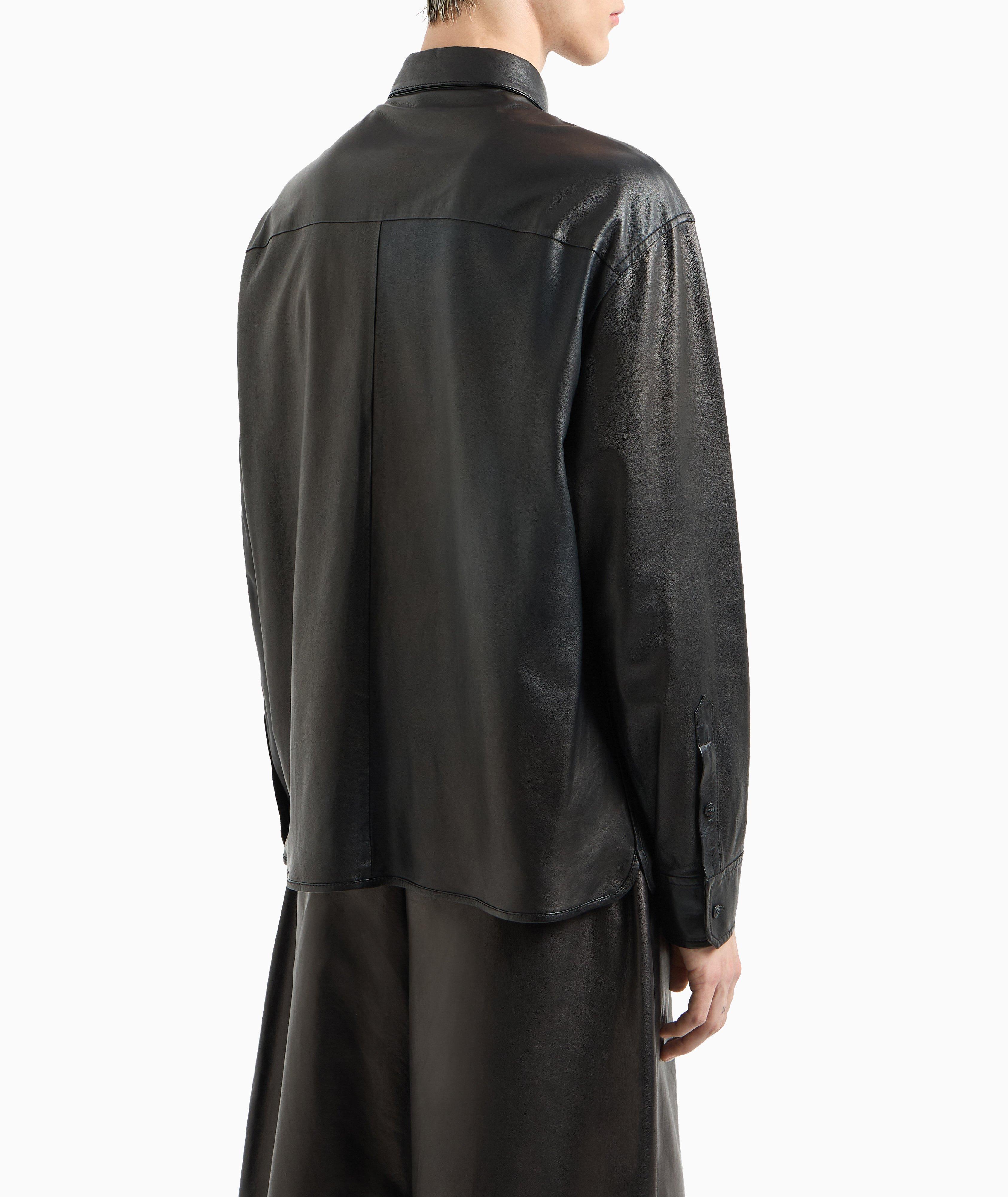 Lamb Leather Dress Shirt  image 2