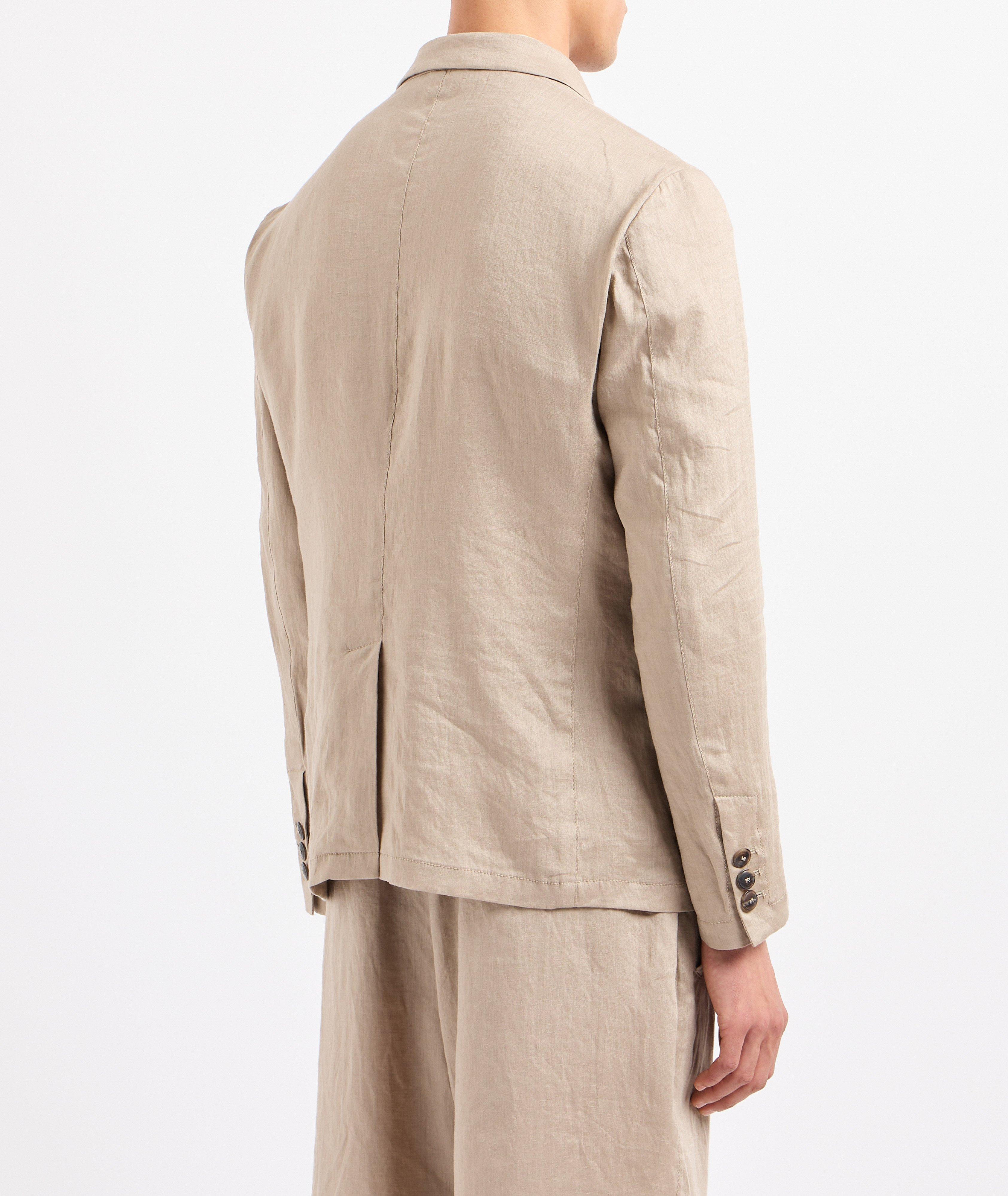 Linen Canvas Safari Sport Jacket  image 3