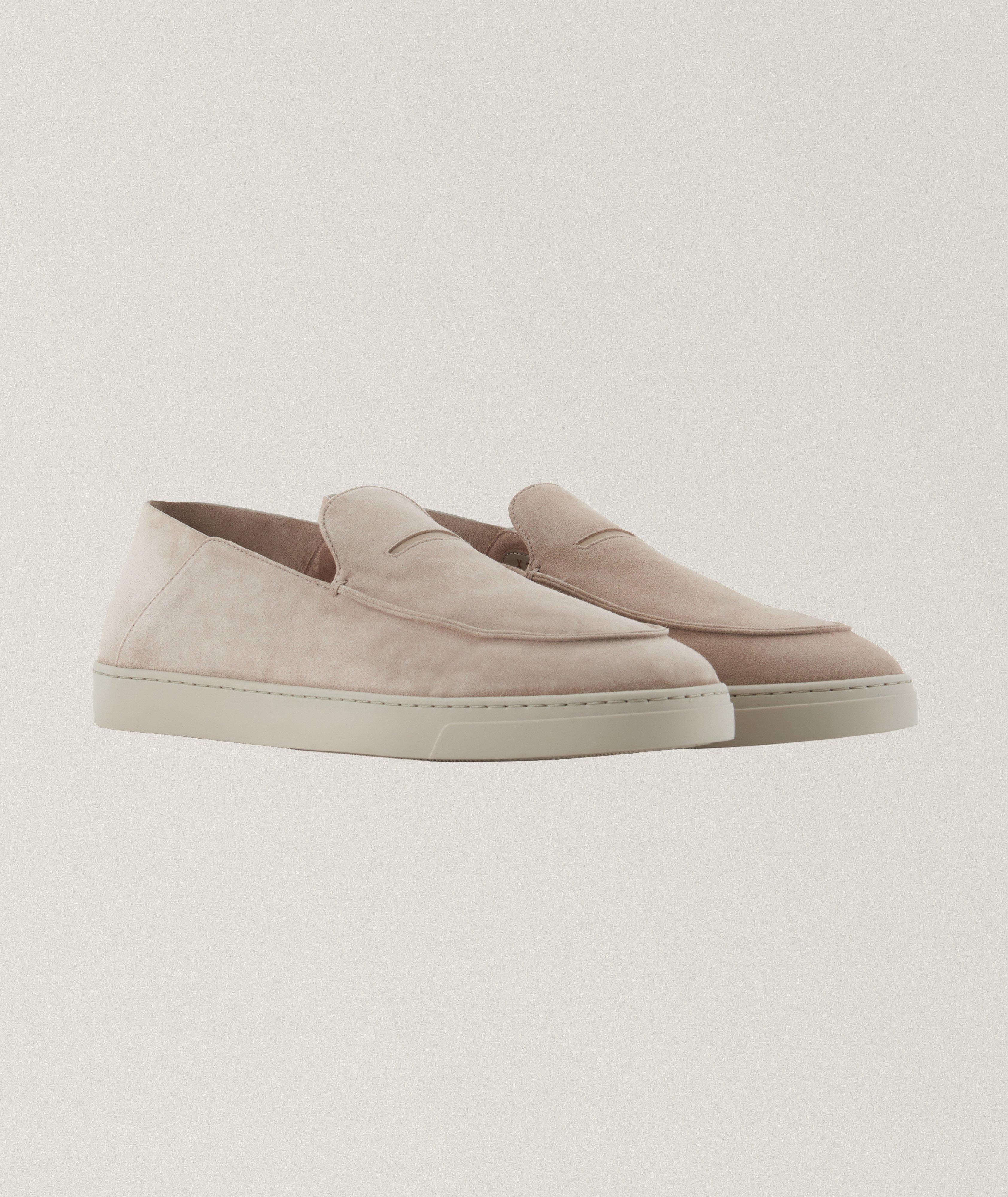 Suede Penny Loafers image 1