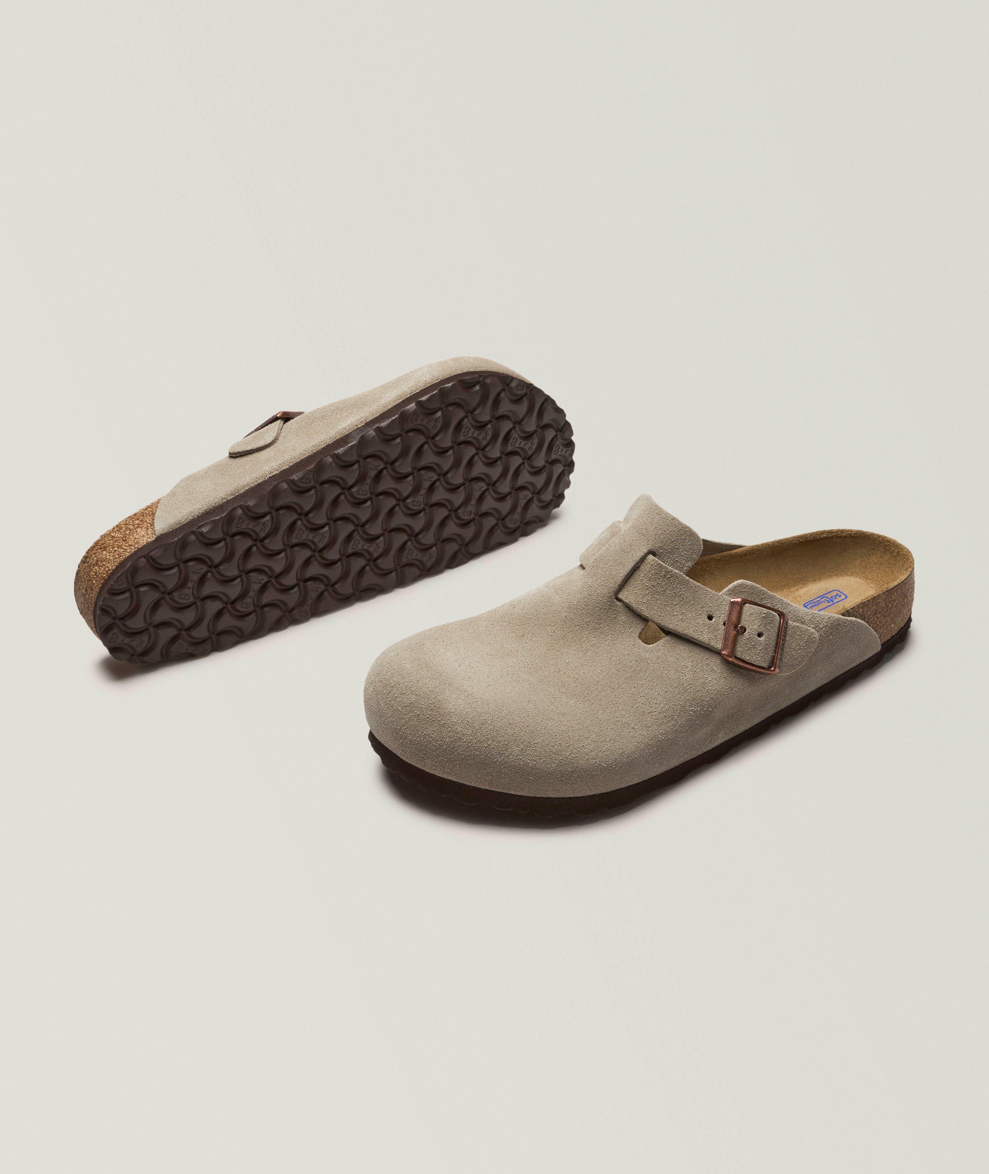 Boston Suede Soft Footbed Mules  image 1